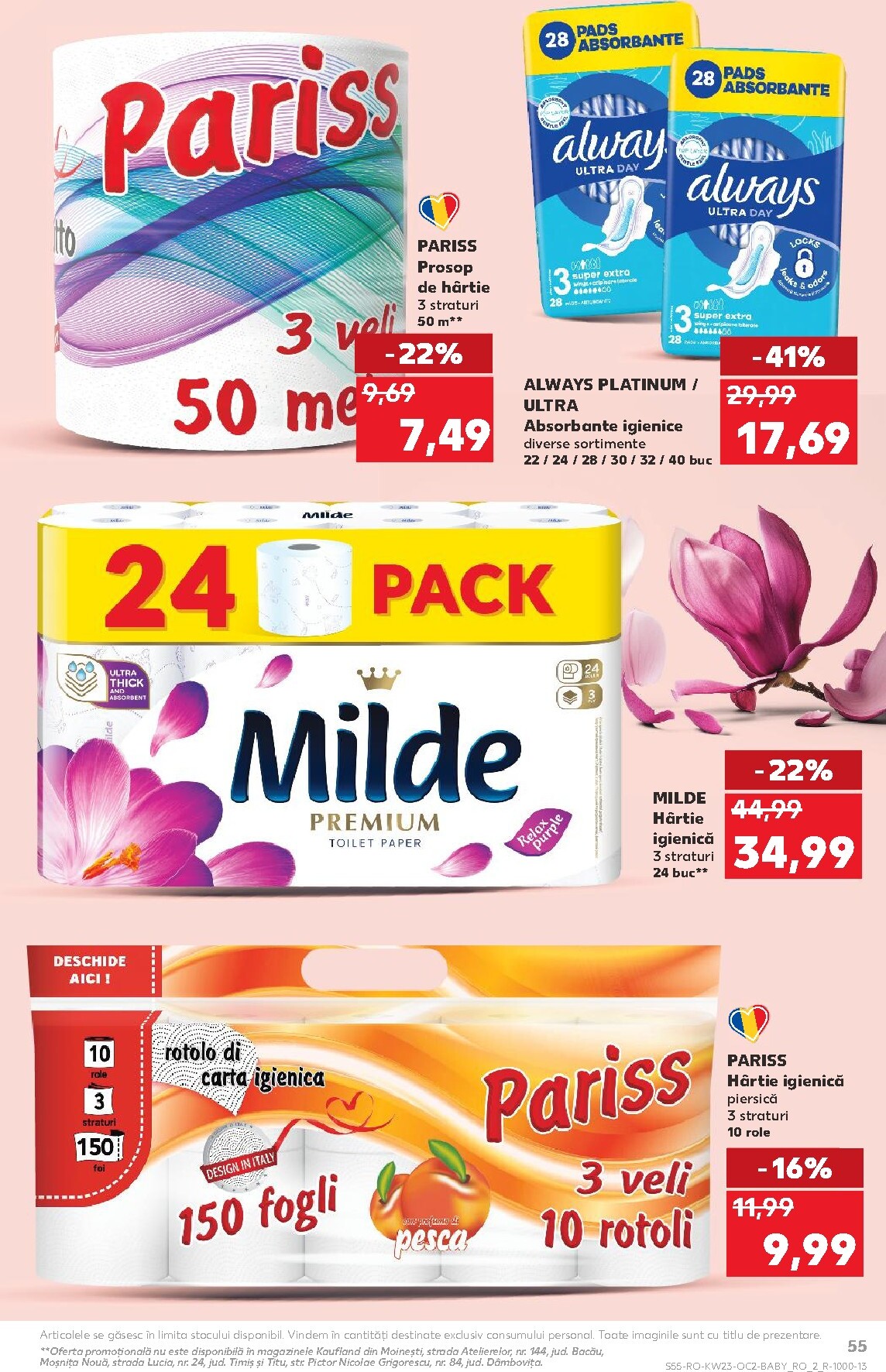 kaufland - Kaufland pliante pentru săptămâna viitoare de la miercuri 03.06.2026 până la marți 09.06.2026 - page: 55