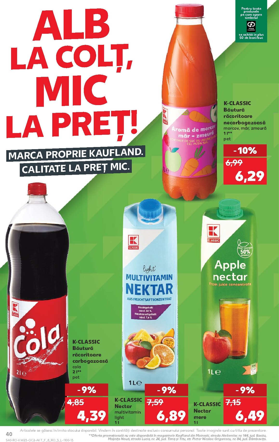 kaufland - Kaufland pliante pentru săptămâna viitoare de la miercuri 03.06.2026 până la marți 09.06.2026 - page: 40