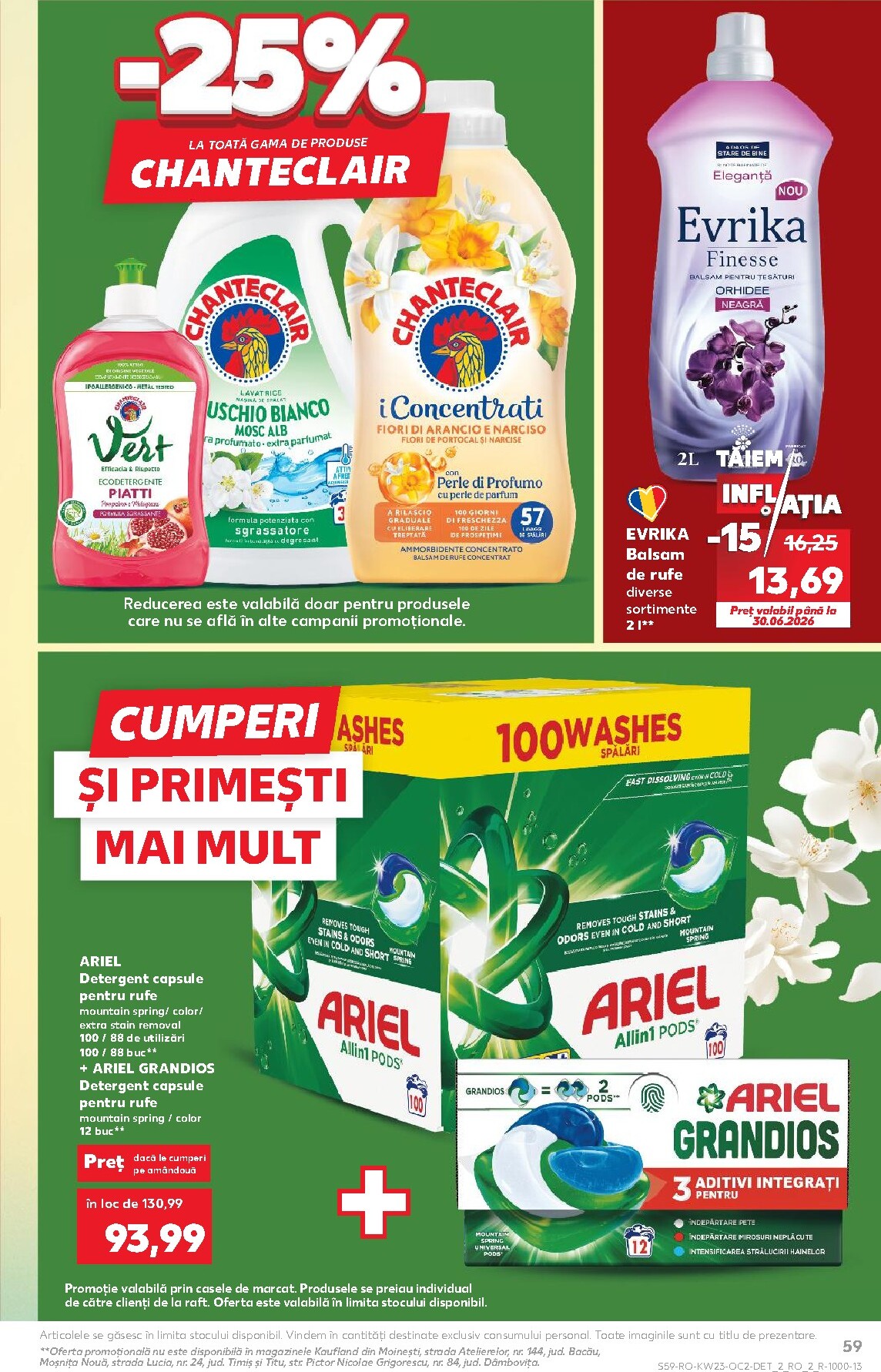 kaufland - Kaufland pliante pentru săptămâna viitoare de la miercuri 03.06.2026 până la marți 09.06.2026 - page: 59