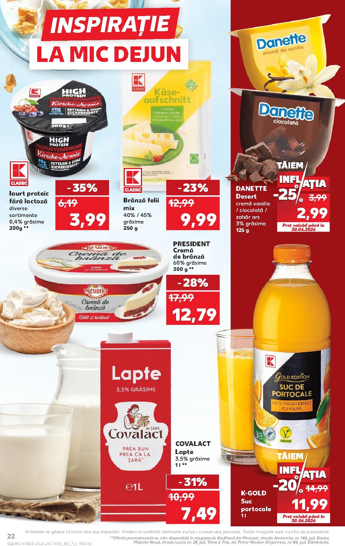 kaufland - Kaufland pliante pentru săptămâna viitoare de la miercuri 03.06.2026 până la marți 09.06.2026 - page: 22