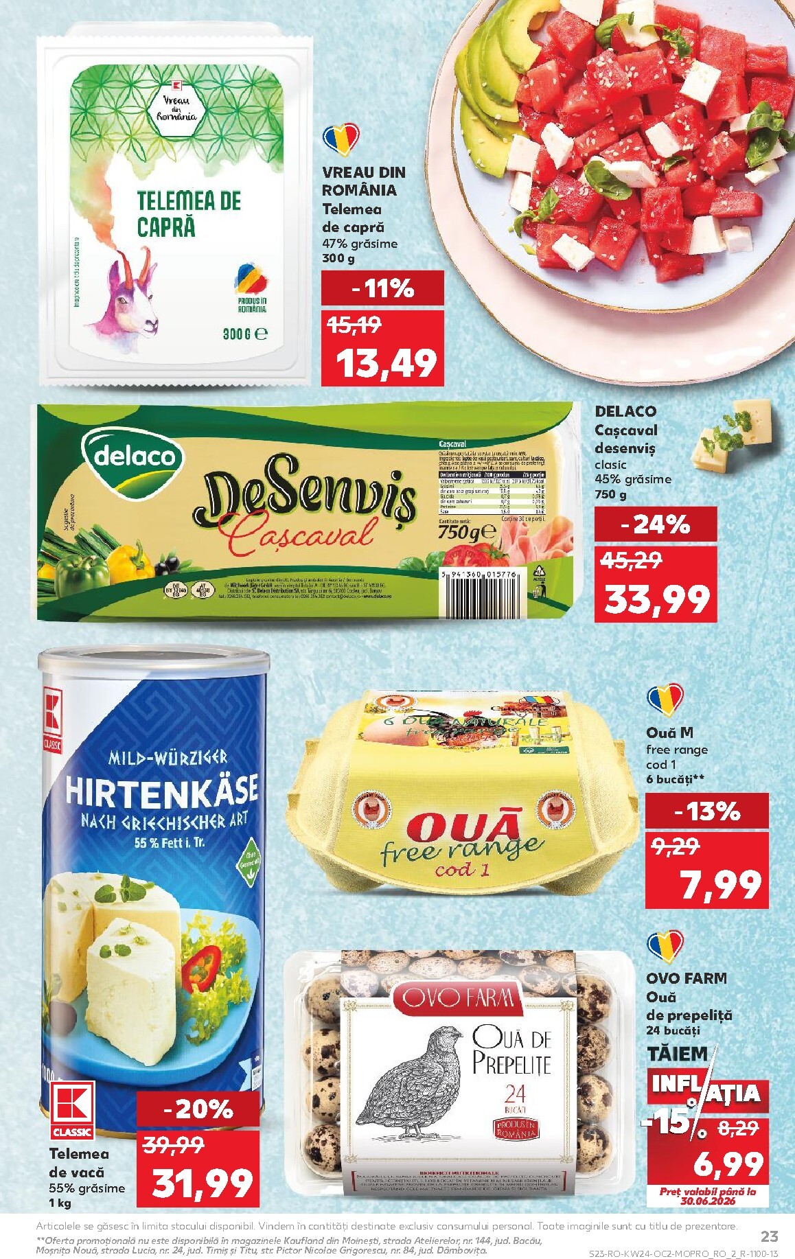 kaufland - Kaufland pliante pentru săptămâna viitoare de la miercuri 10.06.2026 până la marți 16.06.2026 - page: 23