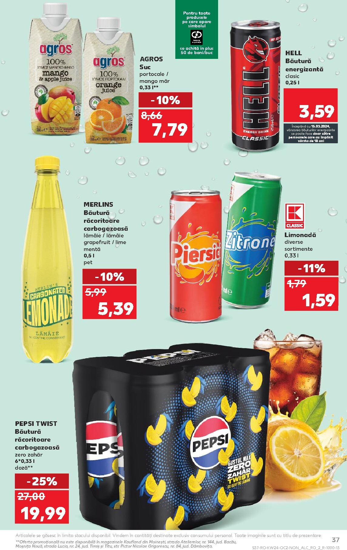kaufland - Kaufland pliante pentru săptămâna viitoare de la miercuri 10.06.2026 până la marți 16.06.2026 - page: 37