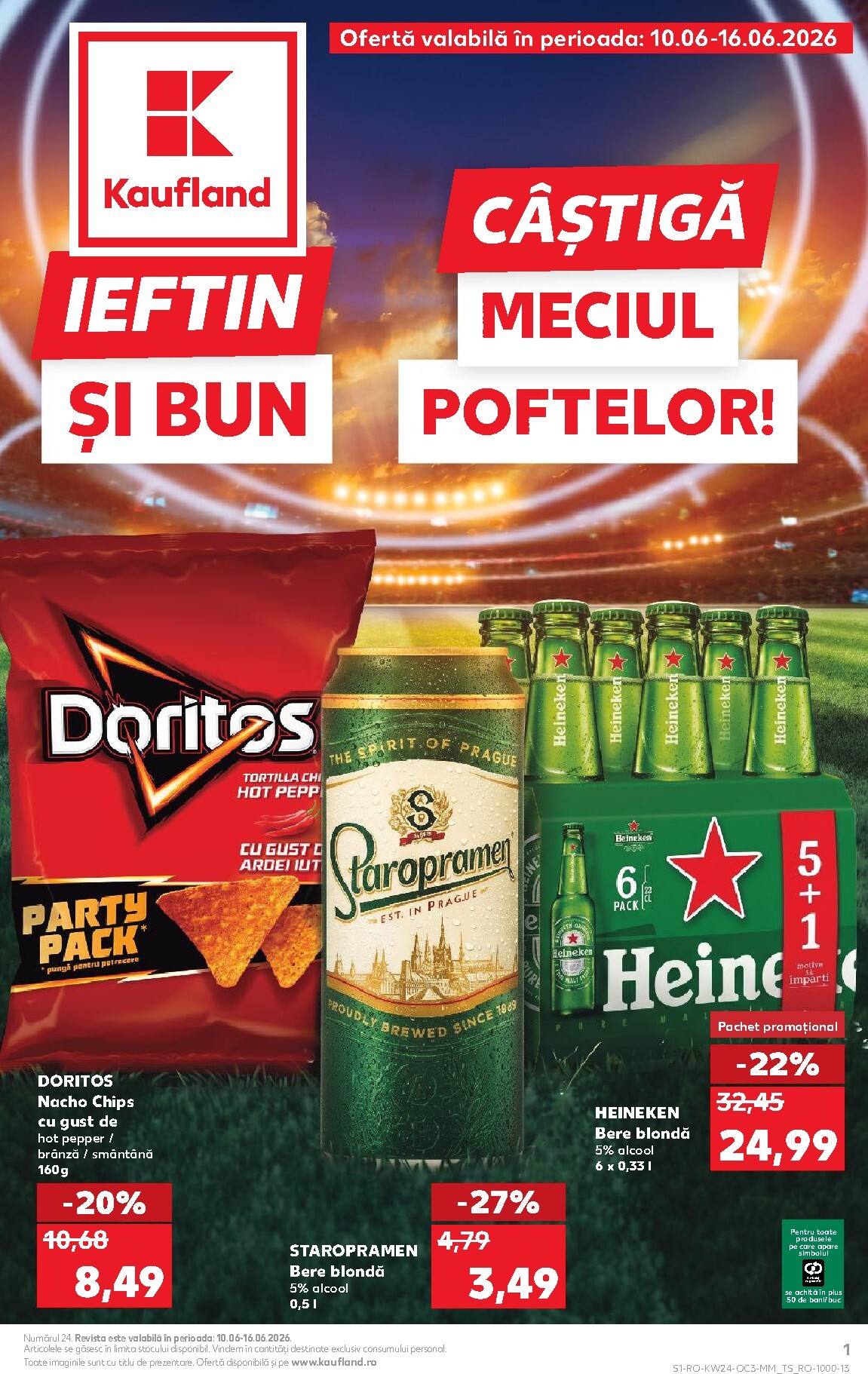 kaufland - Kaufland - Ieftin si bun pliante pentru săptămâna viitoare de la miercuri 10.06.2026 până la marți 16.06.2026