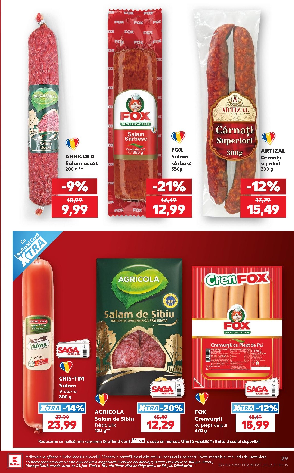kaufland - Pliantele viitoare Kaufland valabil de la miercuri 01.07.2026 până la marți 07.07.2026 - page: 29