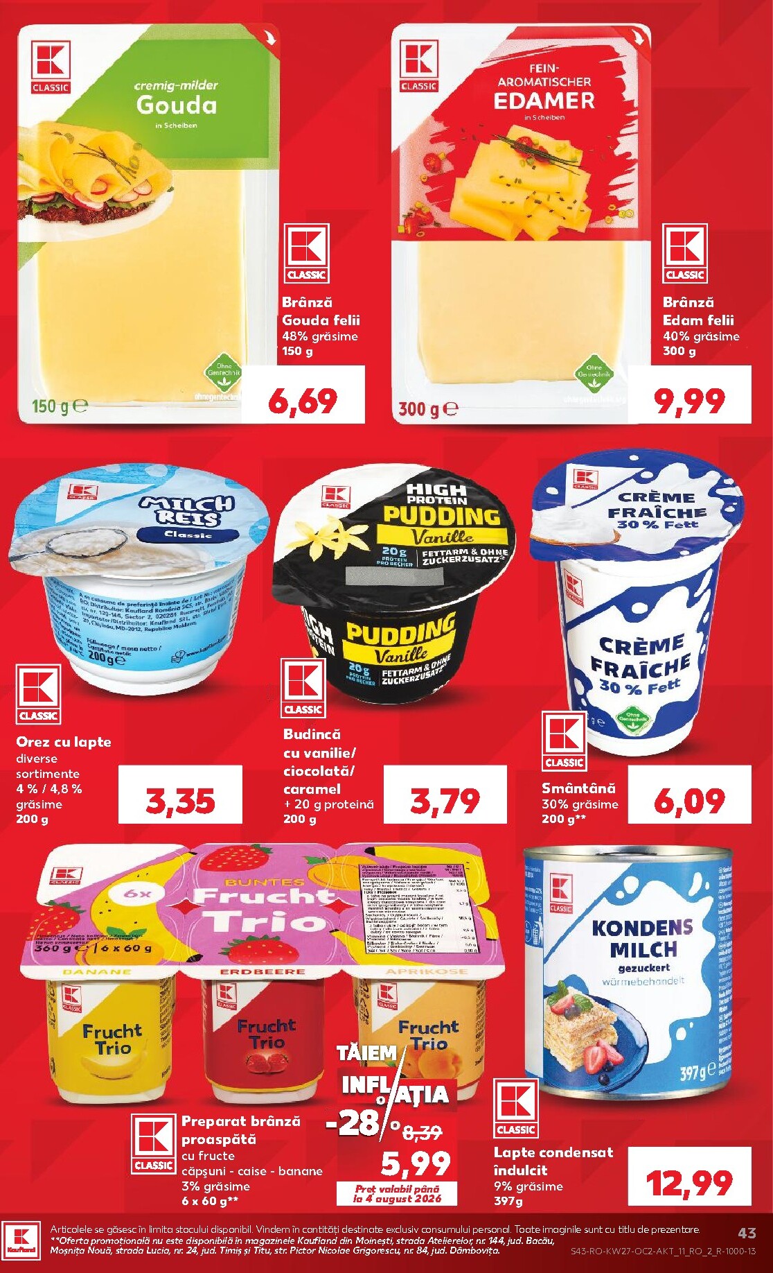kaufland - Pliantele viitoare Kaufland valabil de la miercuri 01.07.2026 până la marți 07.07.2026 - page: 43