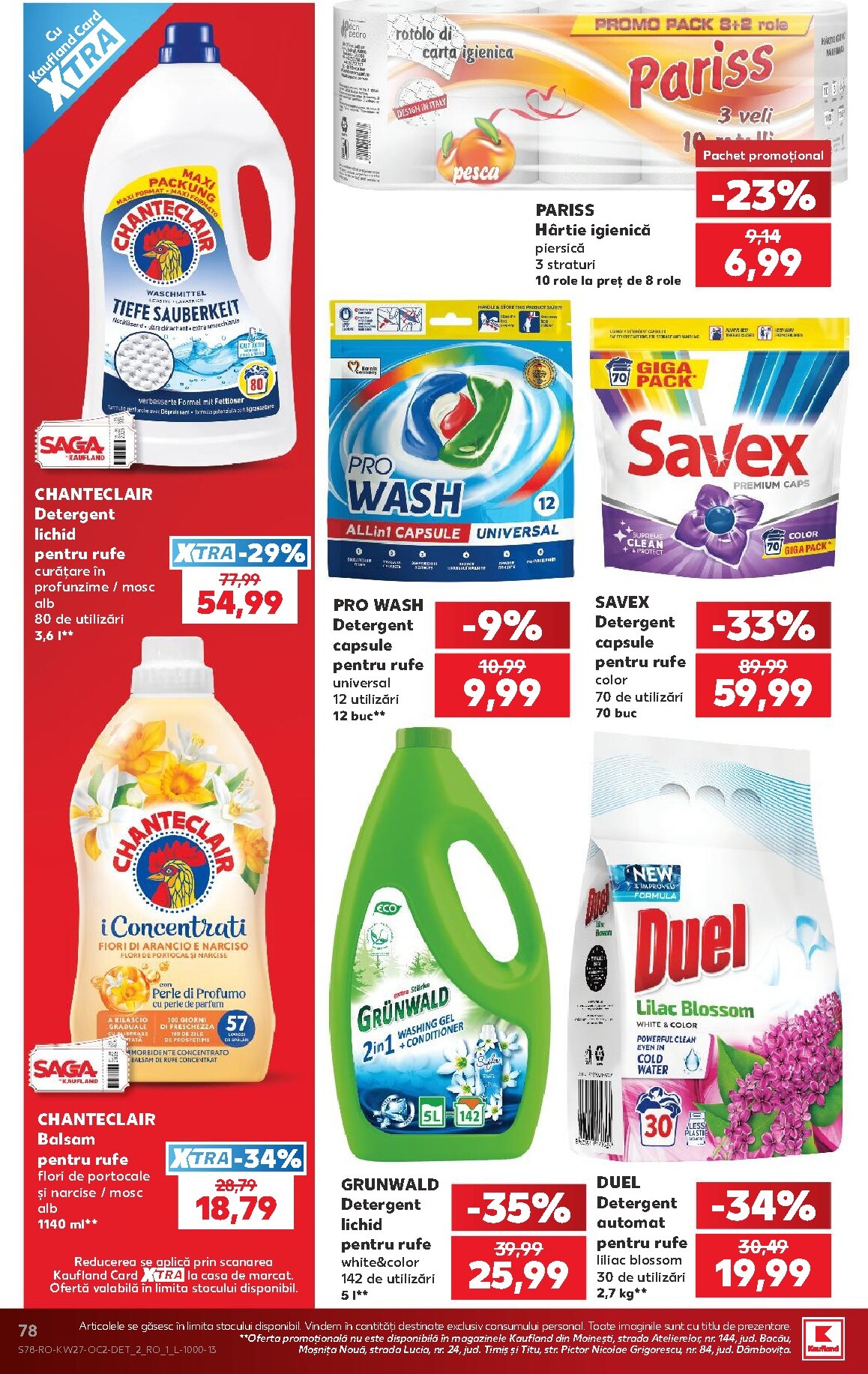 kaufland - Pliantele viitoare Kaufland valabil de la miercuri 01.07.2026 până la marți 07.07.2026 - page: 78