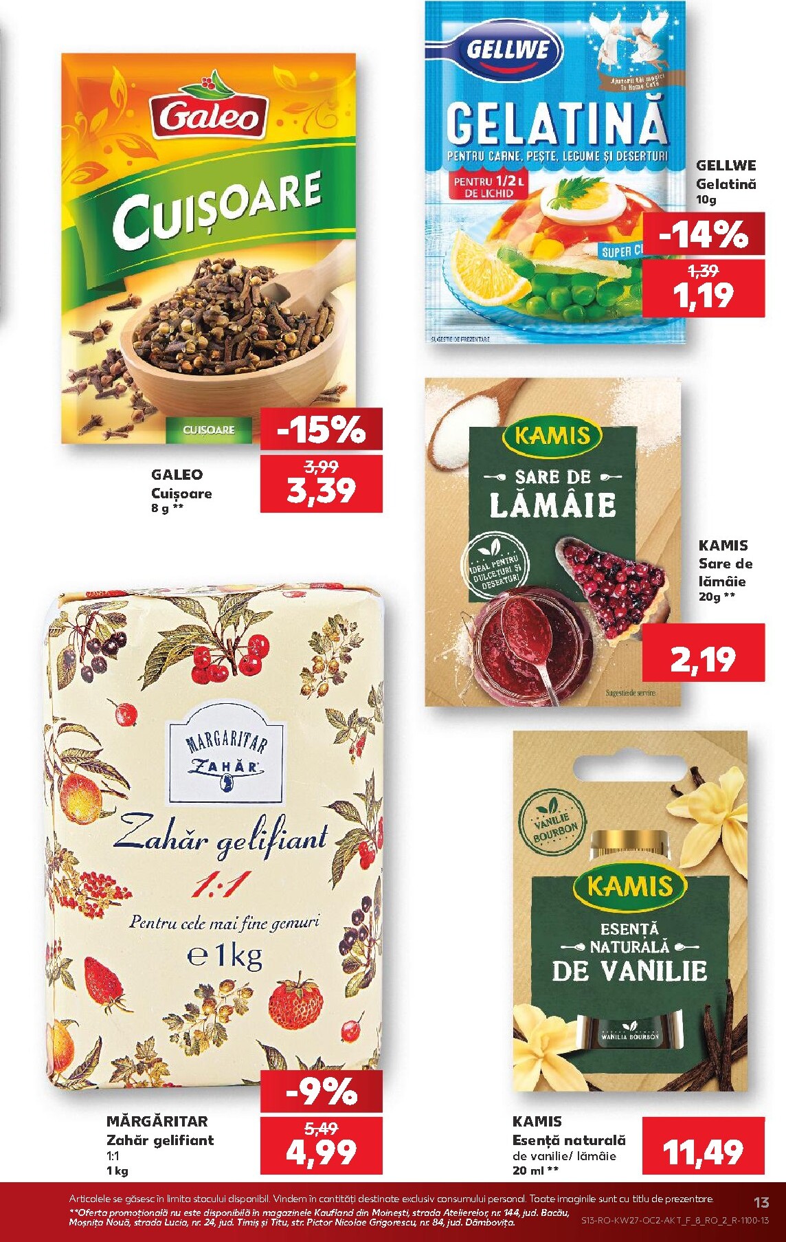 kaufland - Pliantele viitoare Kaufland valabil de la miercuri 01.07.2026 până la marți 07.07.2026 - page: 13