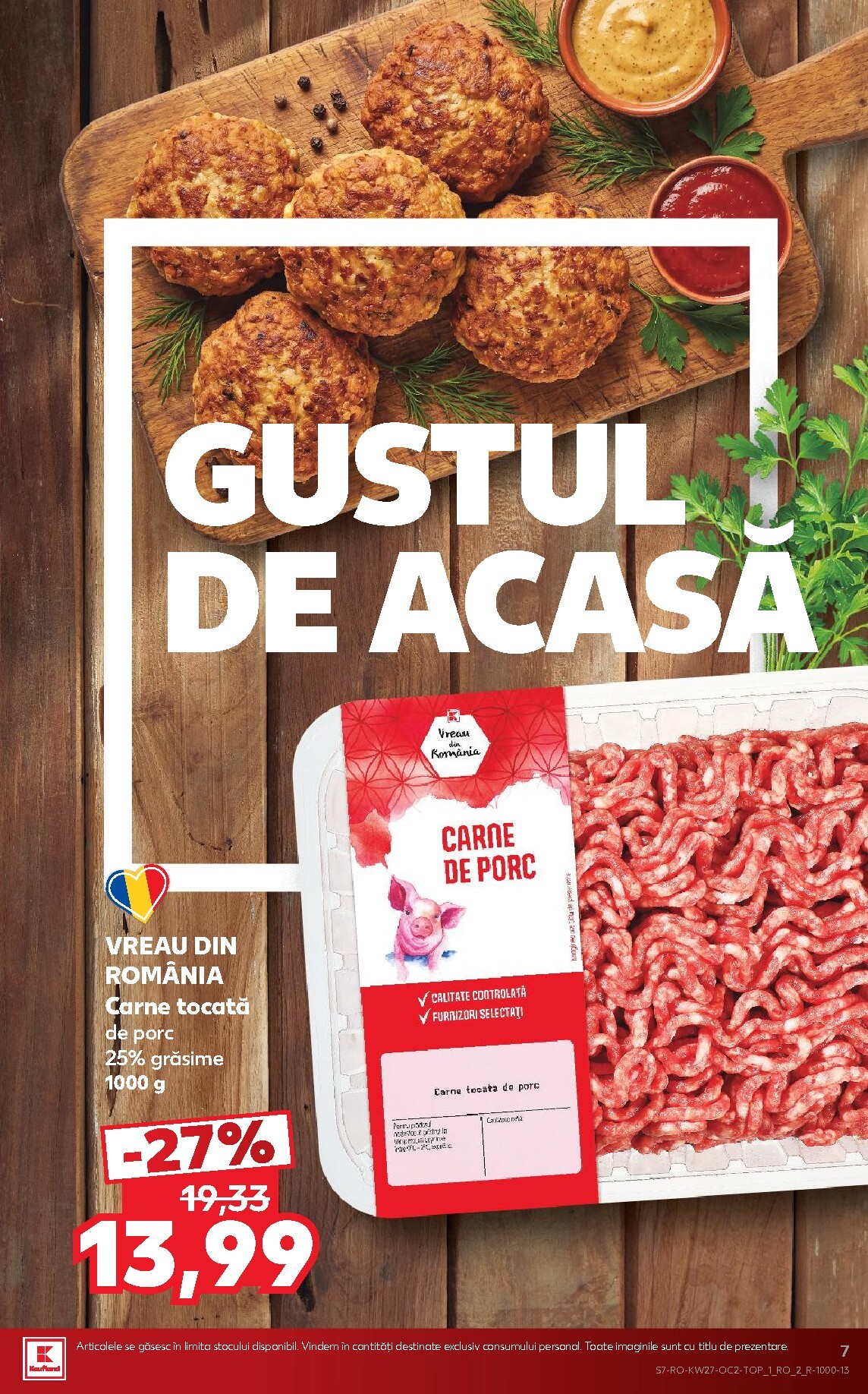 kaufland - Pliantele viitoare Kaufland valabil de la miercuri 01.07.2026 până la marți 07.07.2026 - page: 7