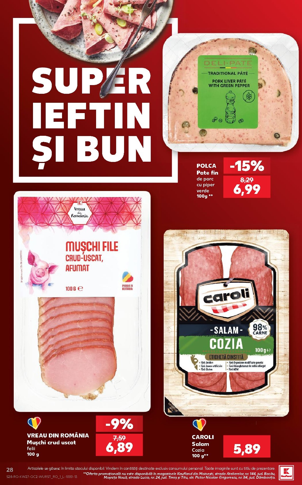 kaufland - Brosura Kaufland valabilă de la miercuri 01.07.2026 până la marți 07.07.2026 - page: 28