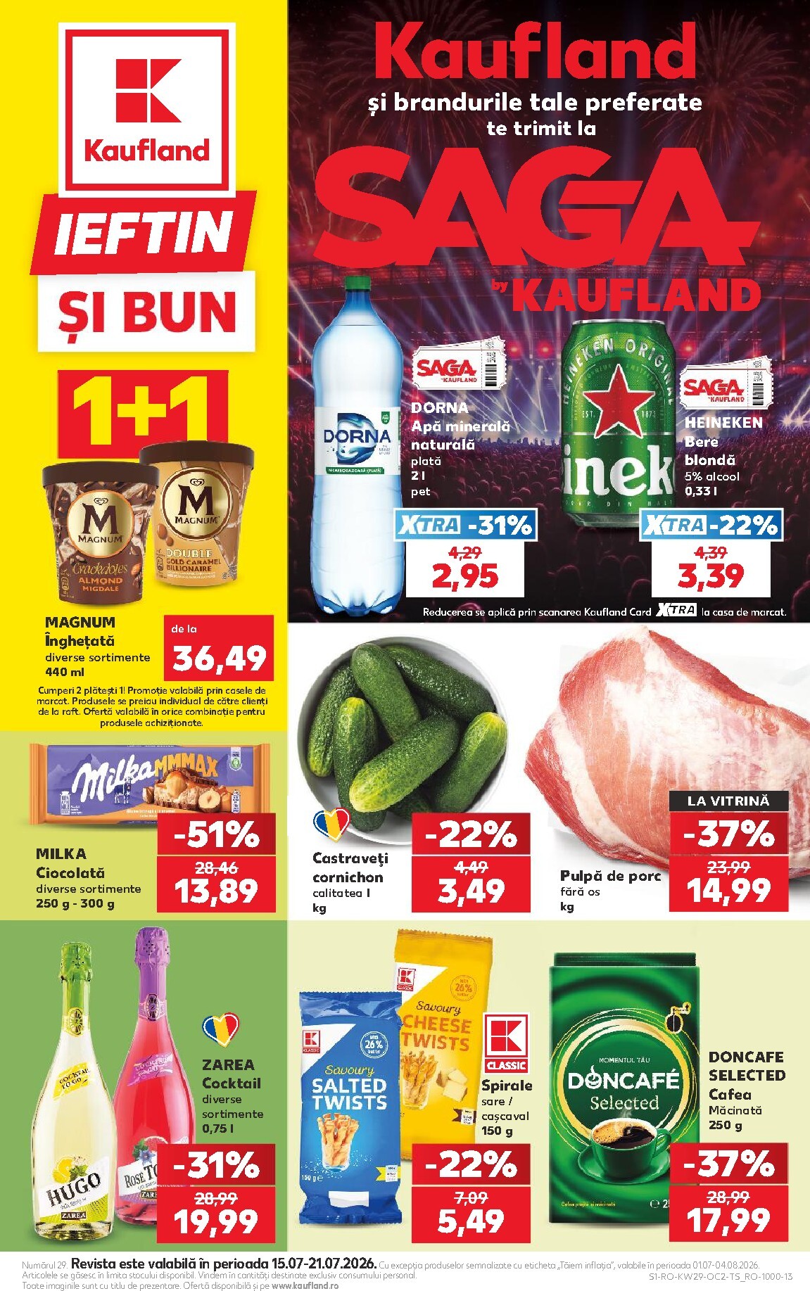 kaufland - Pliantele viitoare Kaufland valabil de la miercuri 15.07.2026 până la marți 21.07.2026 - page: 1
