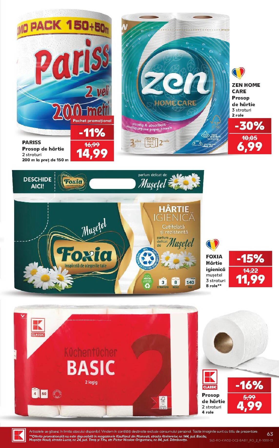 kaufland - Pliantele viitoare Kaufland valabil de la miercuri 05.08.2026 până la marți 11.08.2026 - page: 63