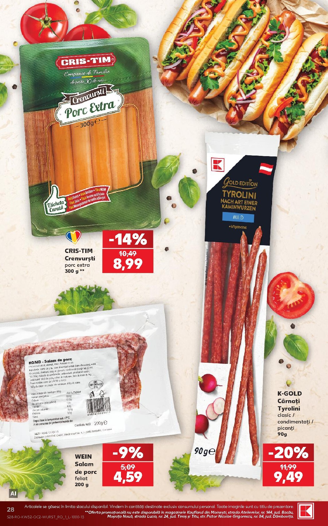 kaufland - Pliantele viitoare Kaufland valabil de la miercuri 05.08.2026 până la marți 11.08.2026 - page: 28