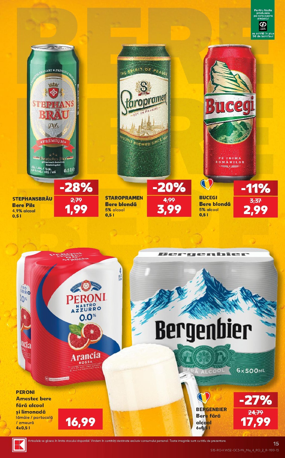 kaufland - Pliantele viitoare Kaufland - Ieftin si bun valabil de la miercuri 05.08.2026 până la marți 11.08.2026 - page: 15