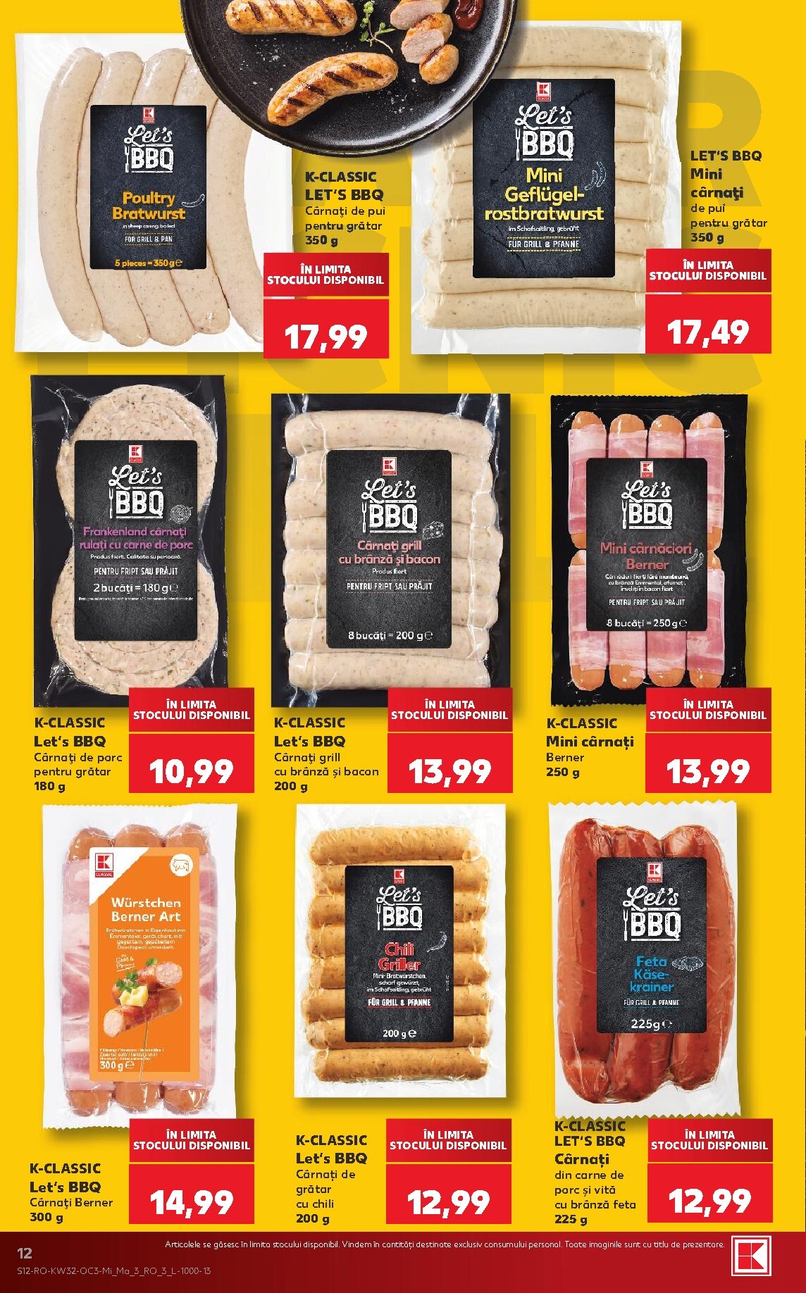 kaufland - Pliantele viitoare Kaufland - Ieftin si bun valabil de la miercuri 05.08.2026 până la marți 11.08.2026 - page: 12
