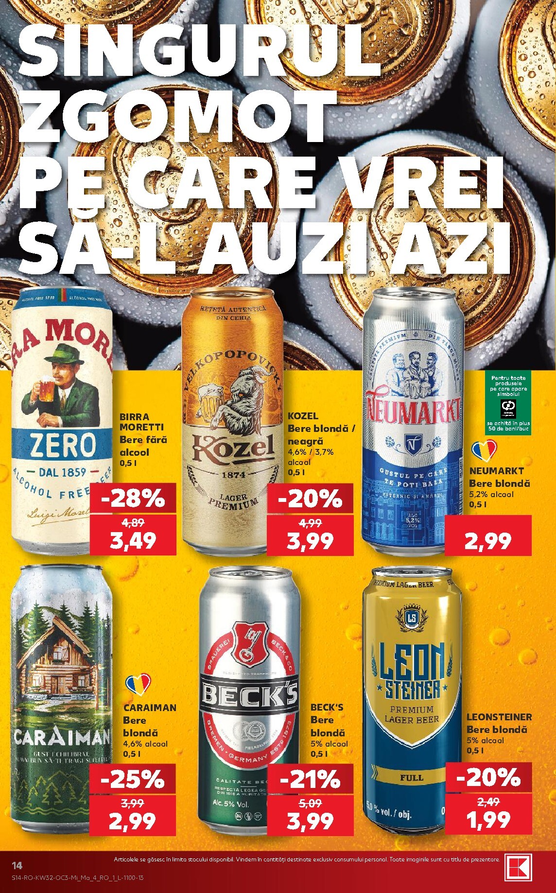 kaufland - Pliantele viitoare Kaufland - Ieftin si bun valabil de la miercuri 05.08.2026 până la marți 11.08.2026 - page: 14