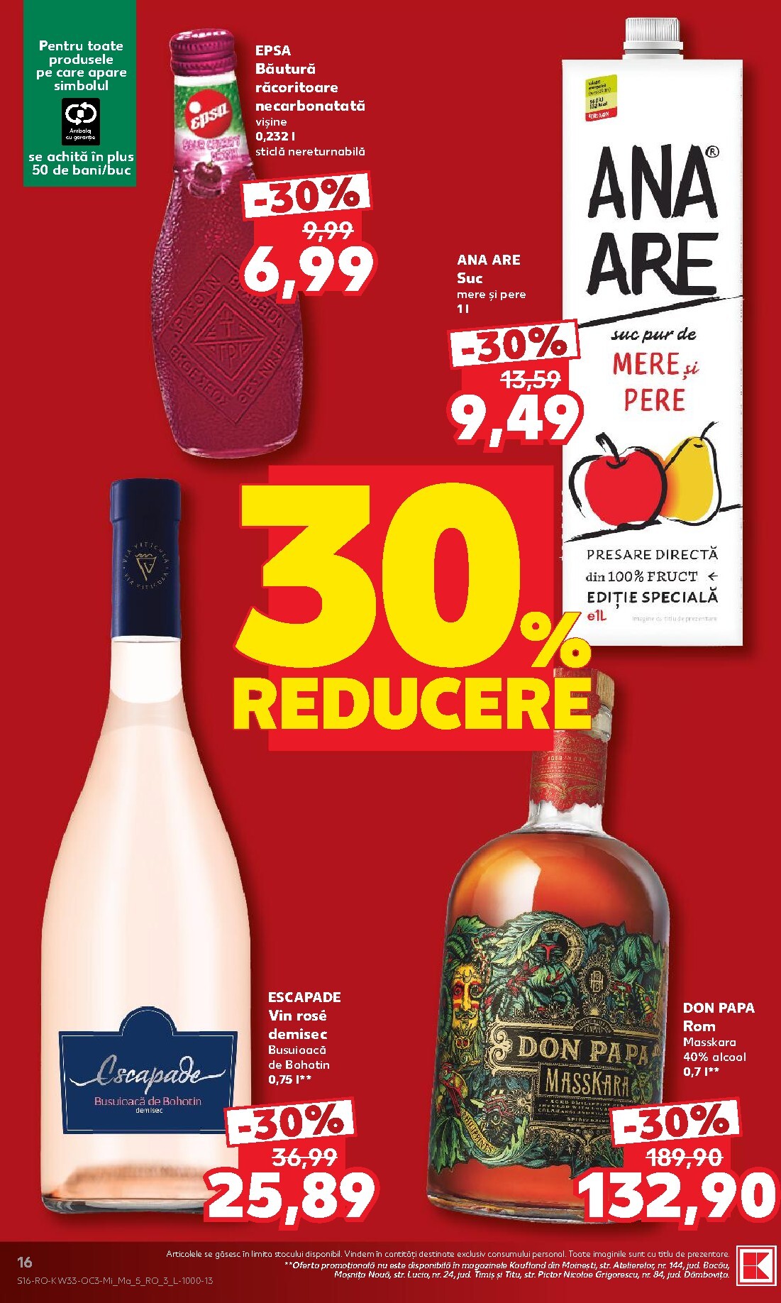 kaufland - Kaufland pliante pentru săptămâna viitoare de la miercuri 12.08.2026 până la marți 18.08.2026 - page: 16