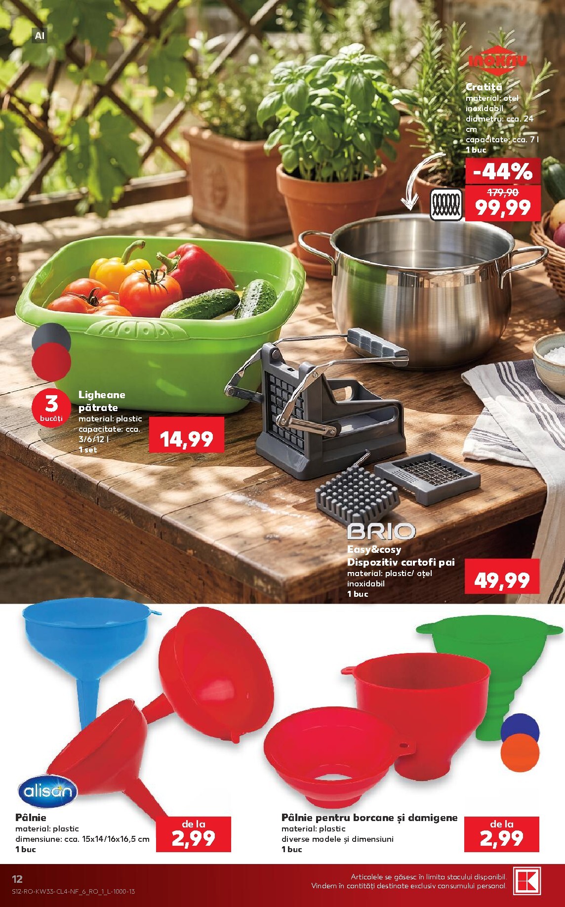 kaufland - Kaufland - Nonfood pliante pentru săptămâna viitoare de la miercuri 12.08.2026 până la marți 18.08.2026 - page: 12