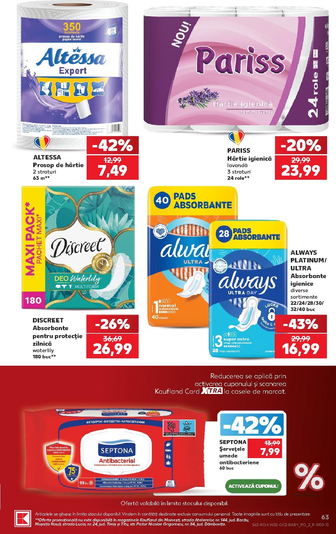 kaufland - Kaufland pliante pentru săptămâna viitoare de la miercuri 26.08.2026 până la marți 01.09.2026 - page: 63