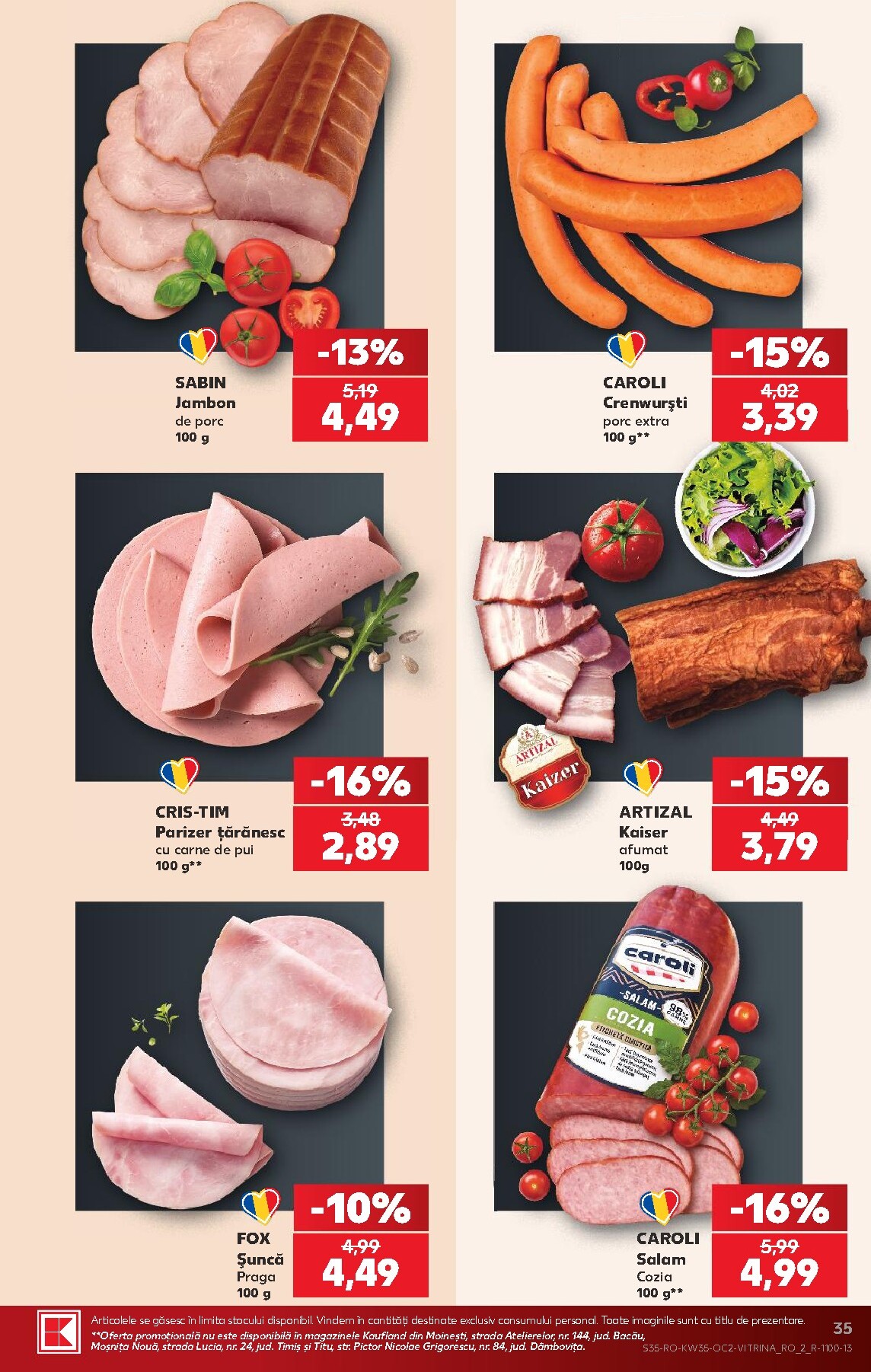 kaufland - Kaufland pliante pentru săptămâna viitoare de la miercuri 26.08.2026 până la marți 01.09.2026 - page: 35