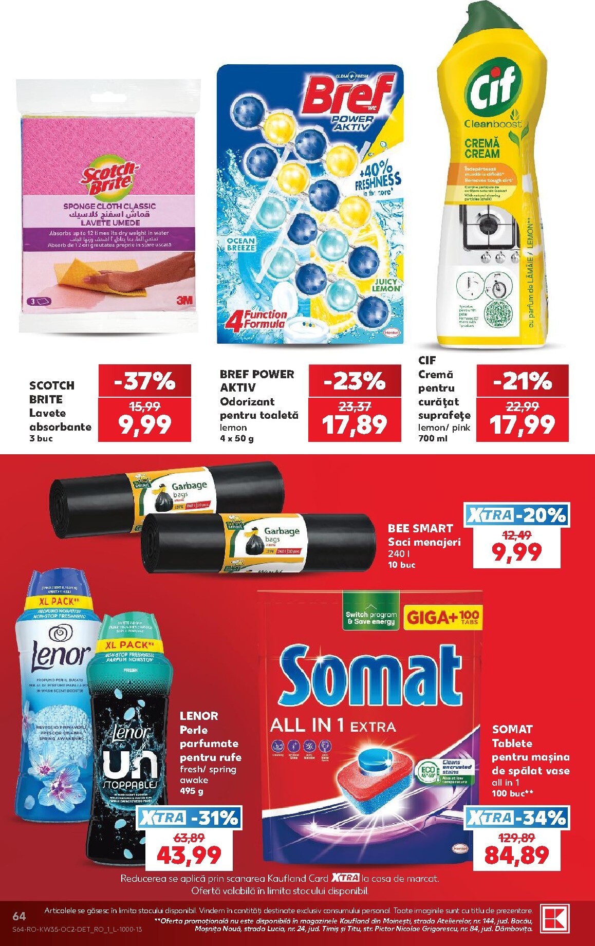 kaufland - Kaufland pliante pentru săptămâna viitoare de la miercuri 26.08.2026 până la marți 01.09.2026 - page: 64