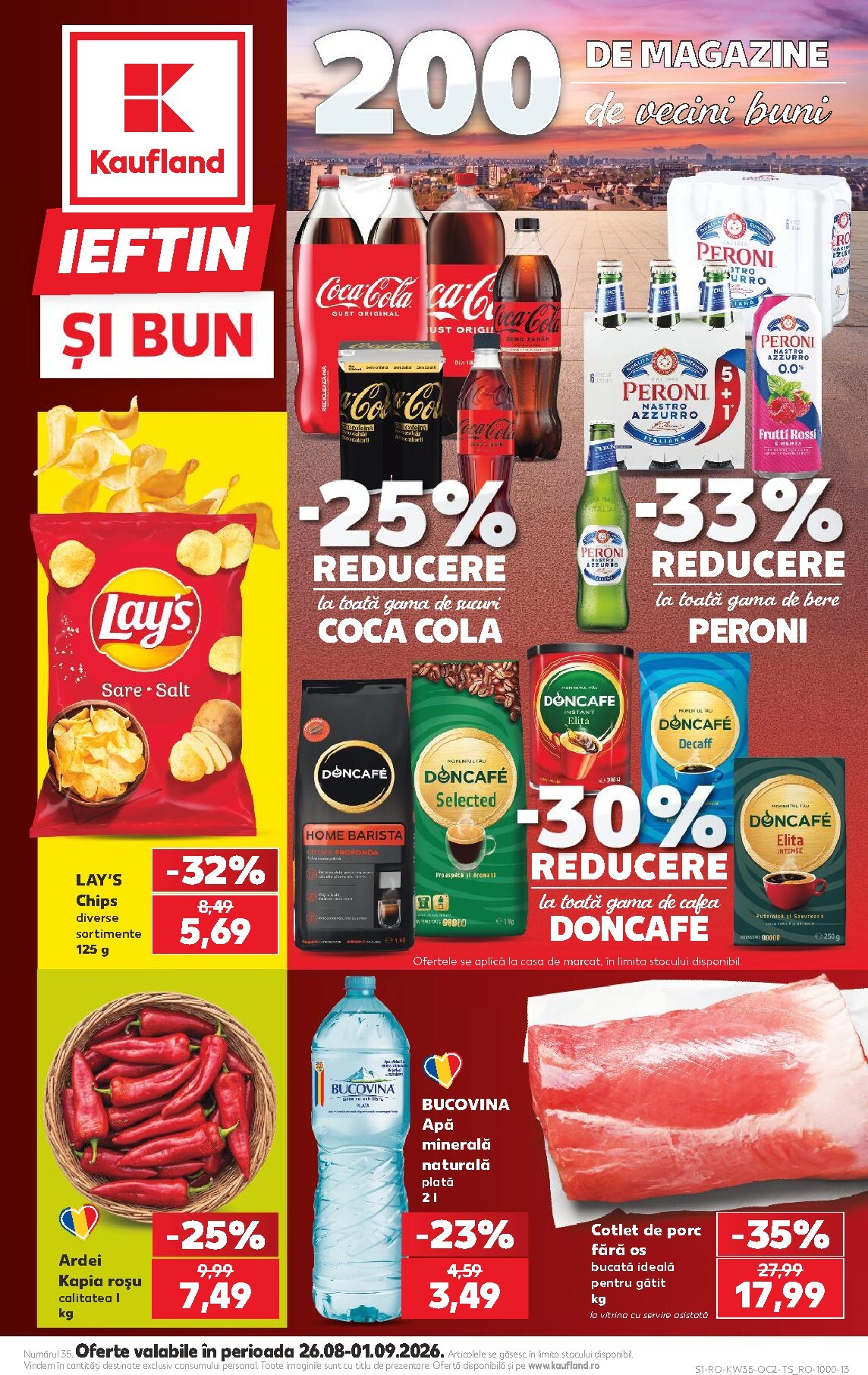 kaufland - Kaufland pliante pentru săptămâna viitoare de la miercuri 26.08.2026 până la marți 01.09.2026