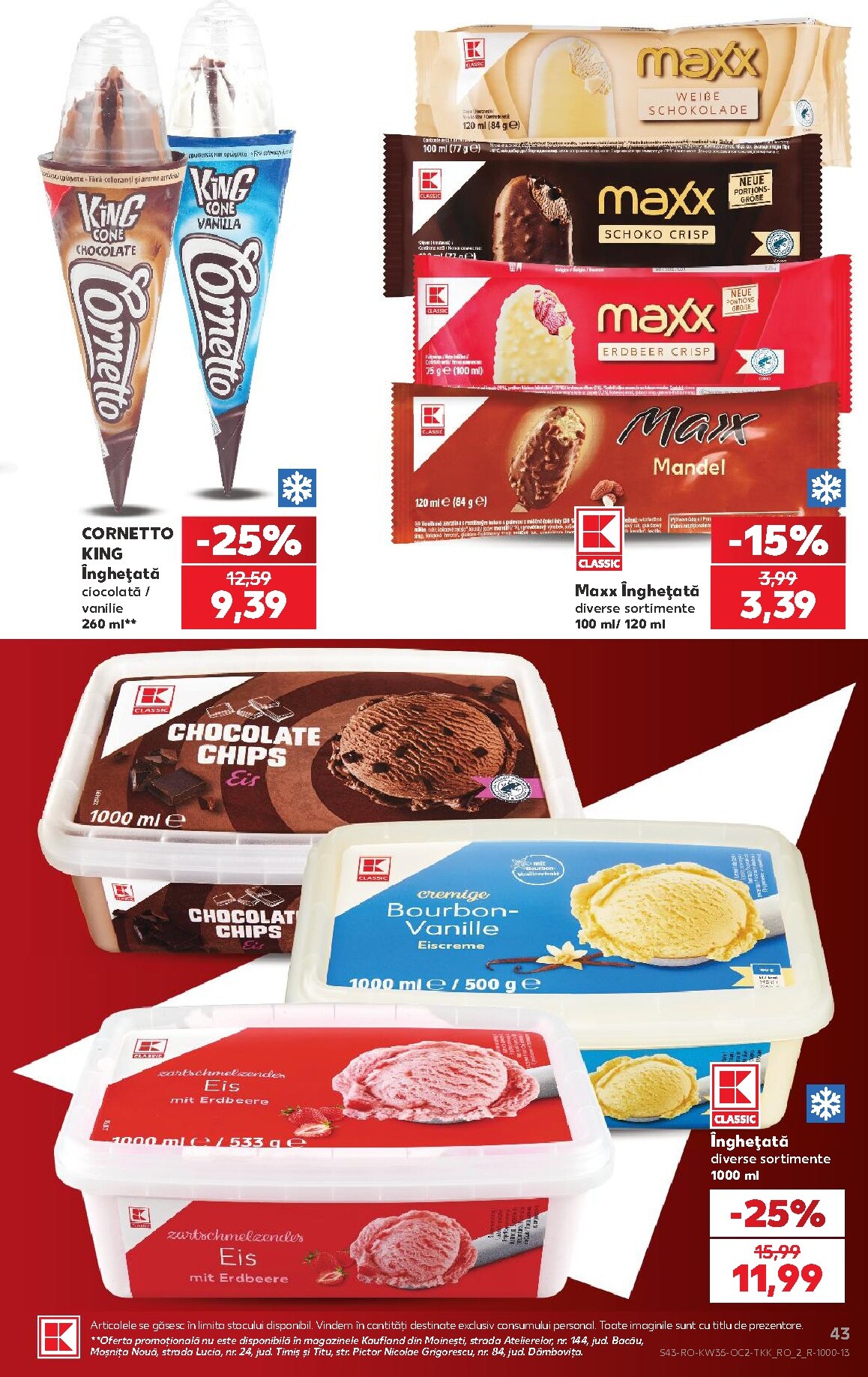 kaufland - Kaufland pliante pentru săptămâna viitoare de la miercuri 26.08.2026 până la marți 01.09.2026 - page: 43