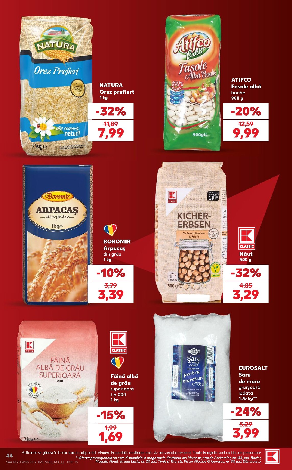 kaufland - Kaufland pliante pentru săptămâna viitoare de la miercuri 26.08.2026 până la marți 01.09.2026 - page: 44