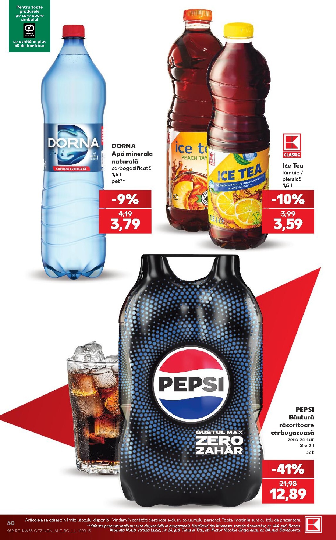 kaufland - Kaufland pliante pentru săptămâna viitoare de la miercuri 26.08.2026 până la marți 01.09.2026 - page: 50