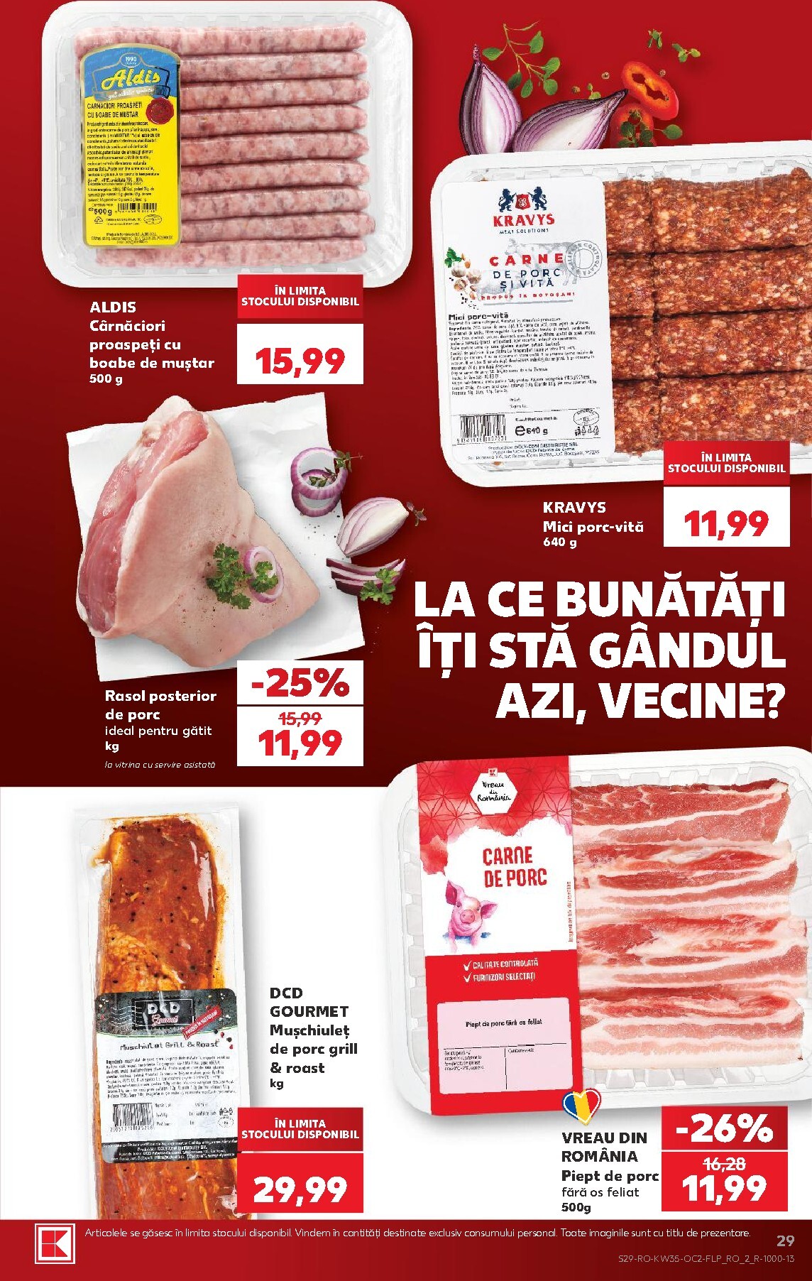kaufland - Kaufland pliante pentru săptămâna viitoare de la miercuri 26.08.2026 până la marți 01.09.2026 - page: 29