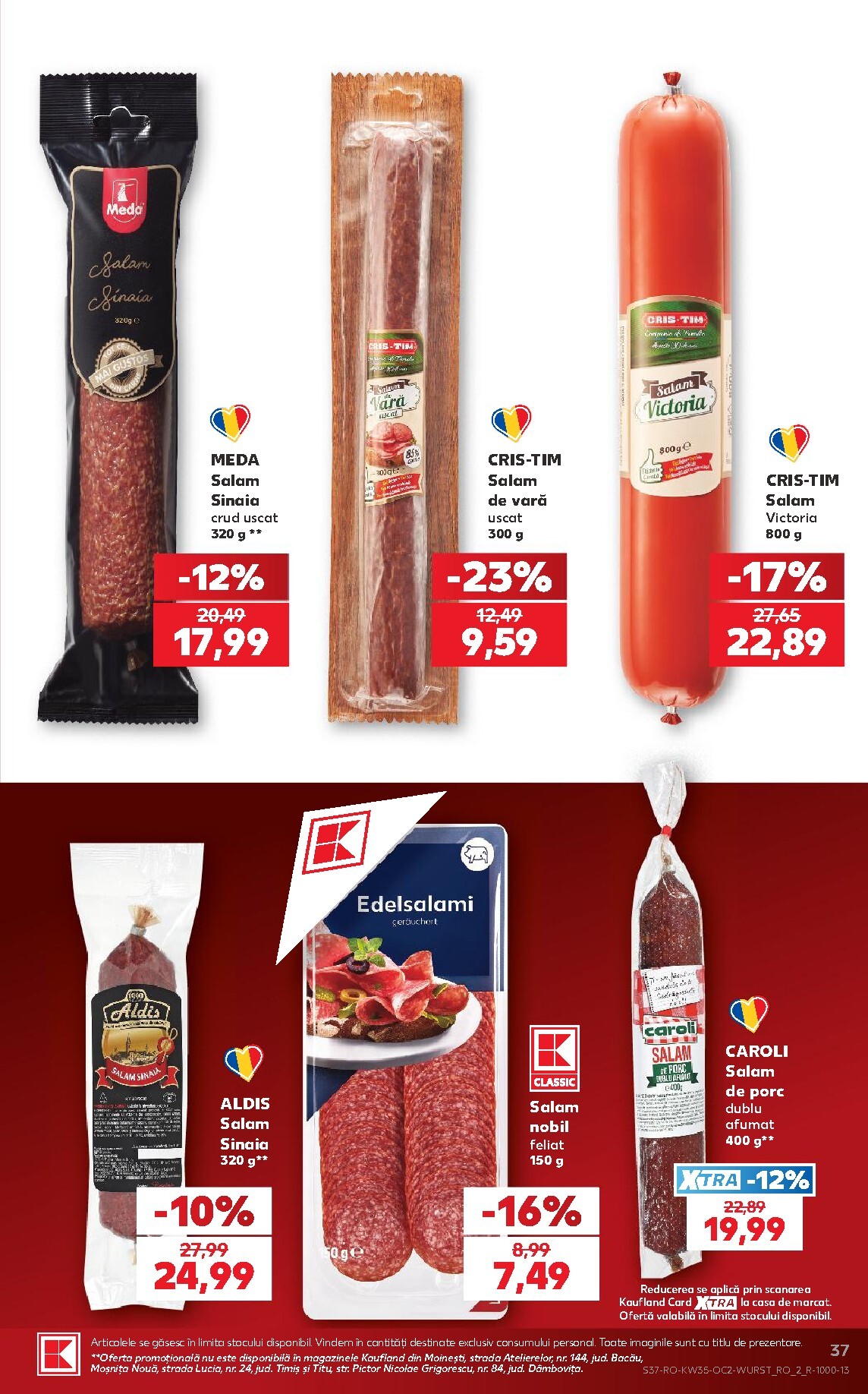 kaufland - Kaufland pliante pentru săptămâna viitoare de la miercuri 26.08.2026 până la marți 01.09.2026 - page: 37