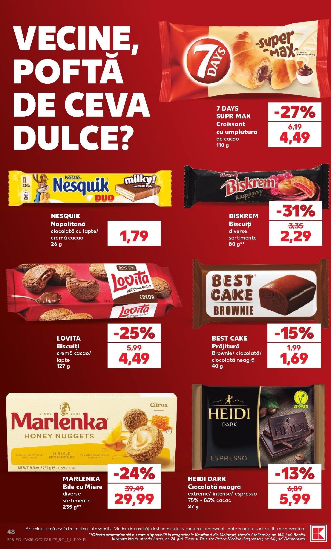 kaufland - Kaufland pliante pentru săptămâna viitoare de la miercuri 26.08.2026 până la marți 01.09.2026 - page: 48