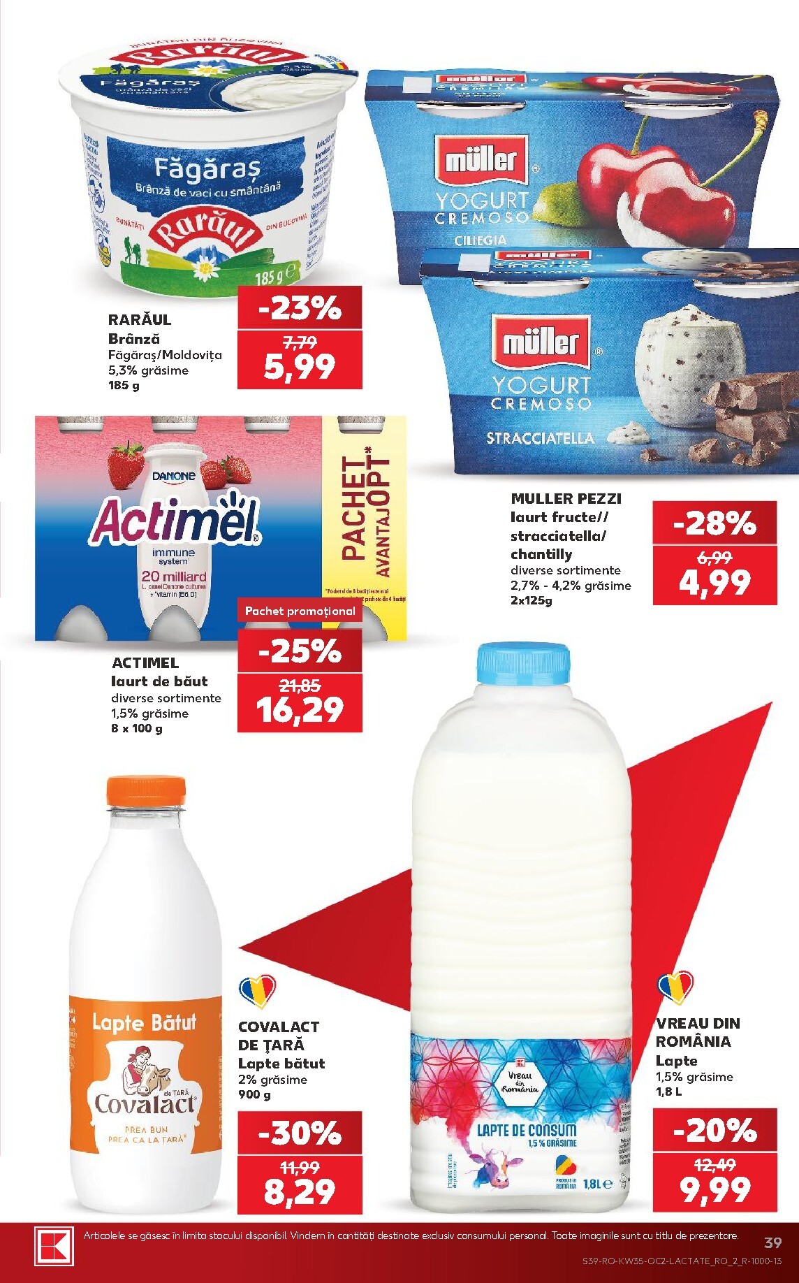 kaufland - Kaufland pliante pentru săptămâna viitoare de la miercuri 26.08.2026 până la marți 01.09.2026 - page: 39