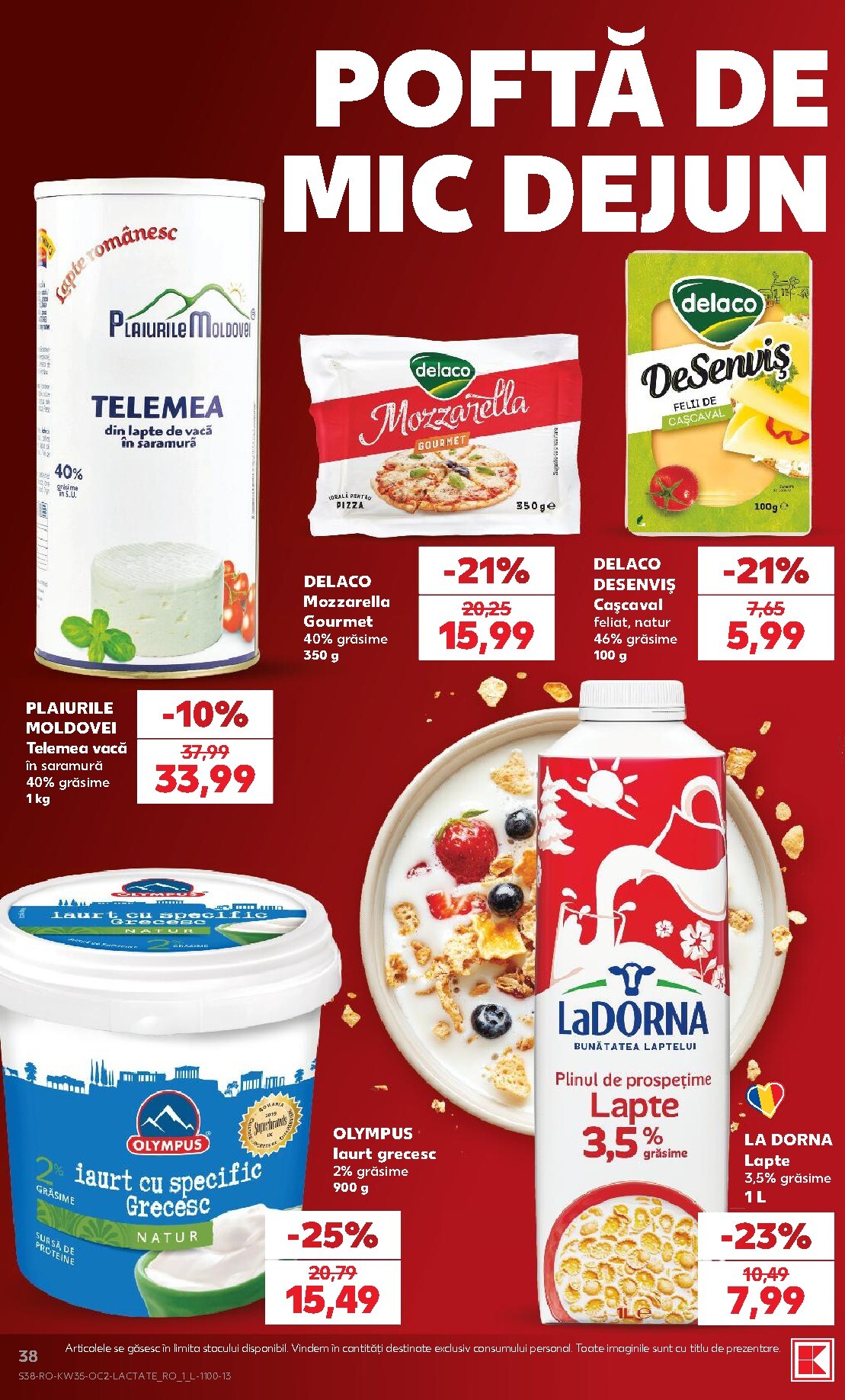 kaufland - Kaufland pliante pentru săptămâna viitoare de la miercuri 26.08.2026 până la marți 01.09.2026 - page: 38