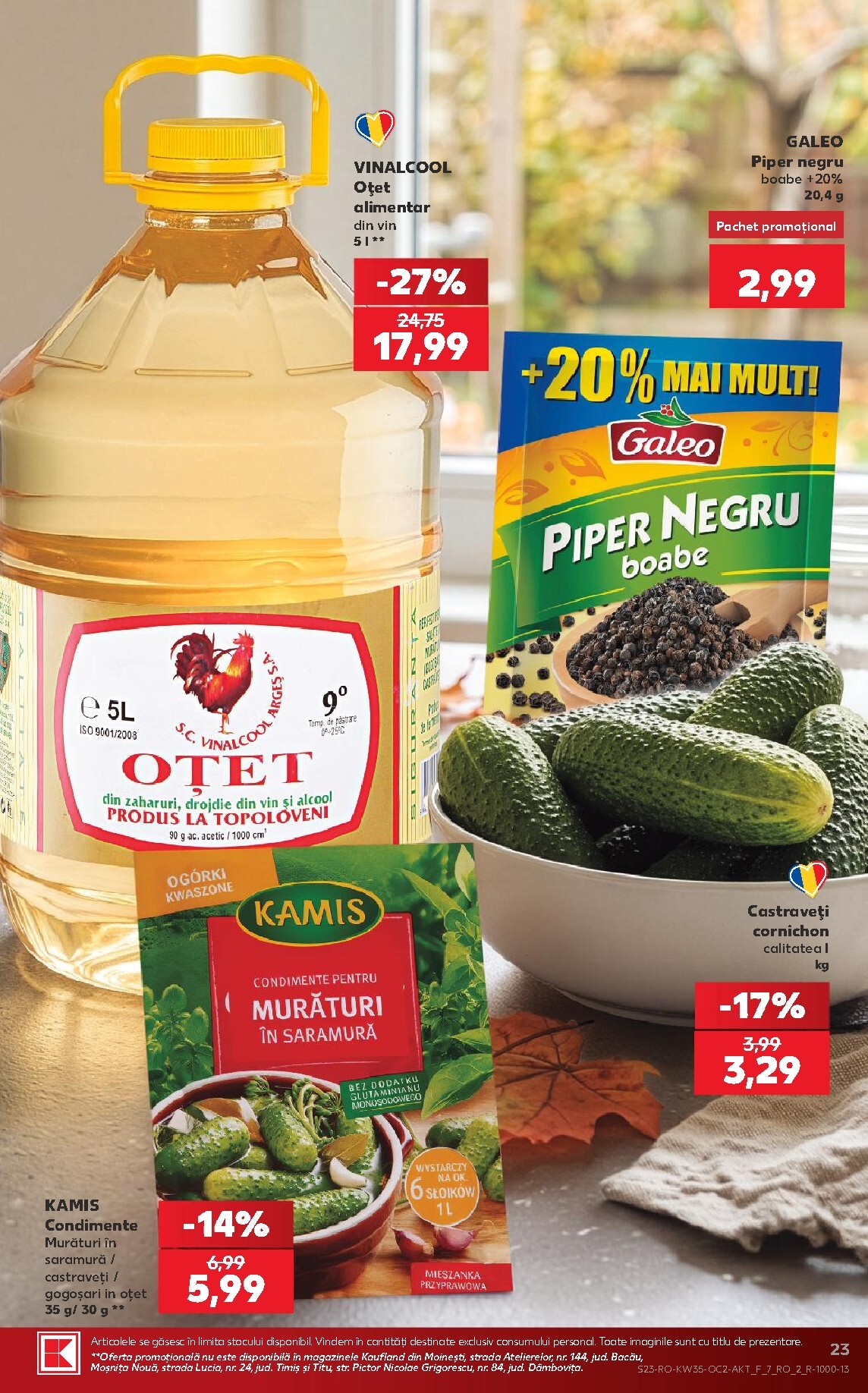 kaufland - Kaufland pliante pentru săptămâna viitoare de la miercuri 26.08.2026 până la marți 01.09.2026 - page: 23