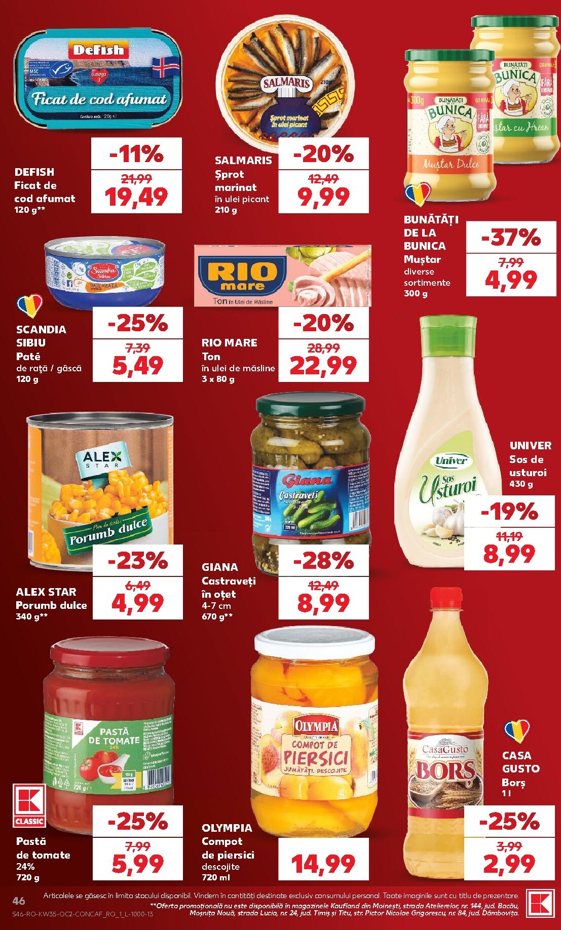 kaufland - Kaufland pliante pentru săptămâna viitoare de la miercuri 26.08.2026 până la marți 01.09.2026 - page: 46