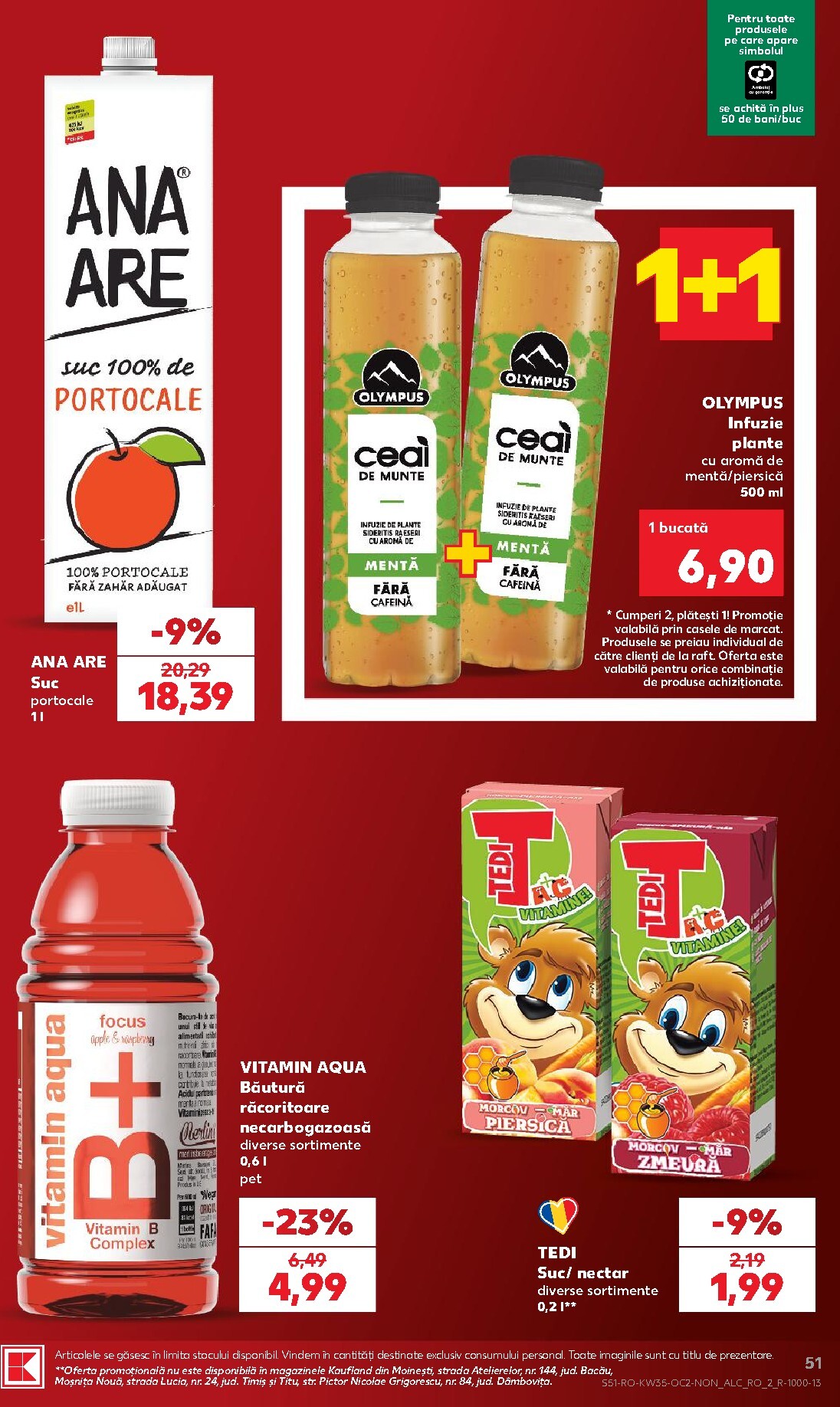 kaufland - Kaufland pliante pentru săptămâna viitoare de la miercuri 26.08.2026 până la marți 01.09.2026 - page: 51