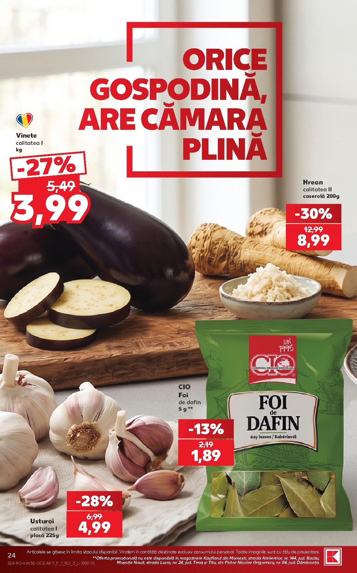 kaufland - Kaufland pliante pentru săptămâna viitoare de la miercuri 26.08.2026 până la marți 01.09.2026 - page: 24
