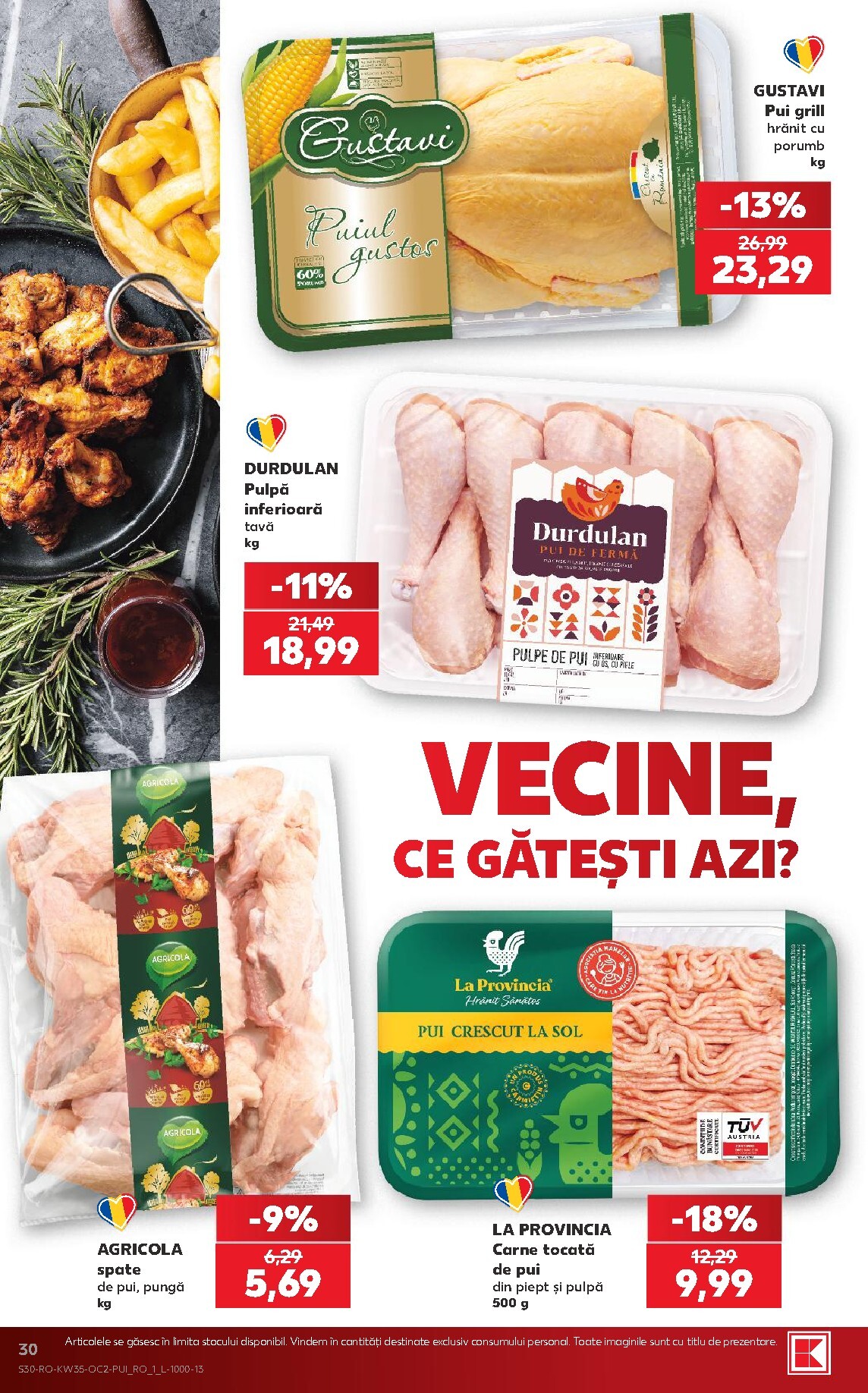 kaufland - Kaufland pliante pentru săptămâna viitoare de la miercuri 26.08.2026 până la marți 01.09.2026 - page: 30