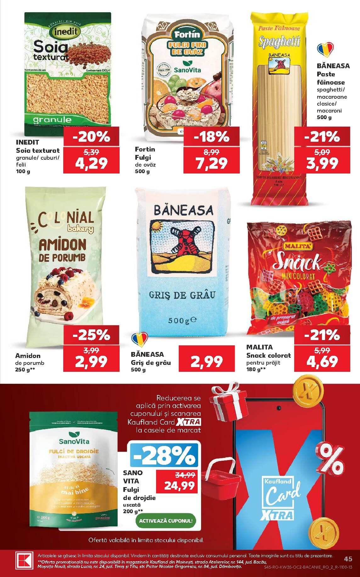 kaufland - Kaufland pliante pentru săptămâna viitoare de la miercuri 26.08.2026 până la marți 01.09.2026 - page: 45