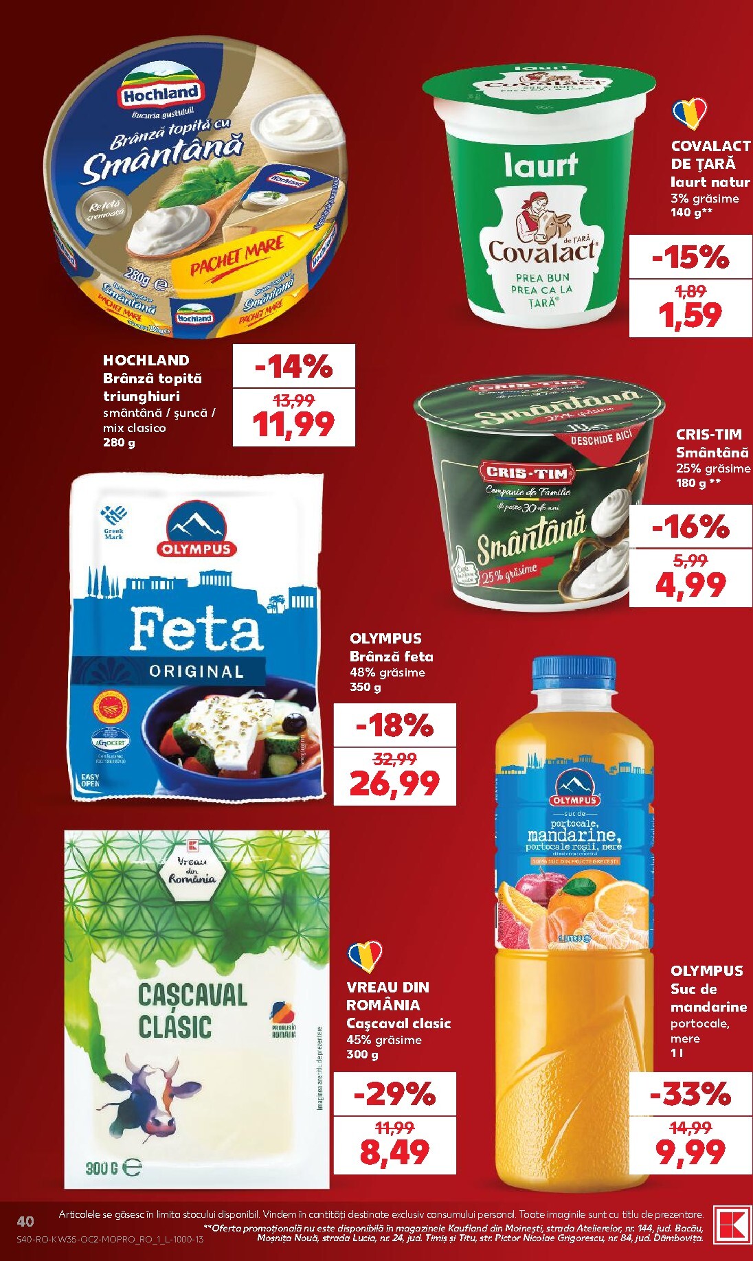 kaufland - Kaufland pliante pentru săptămâna viitoare de la miercuri 26.08.2026 până la marți 01.09.2026 - page: 40