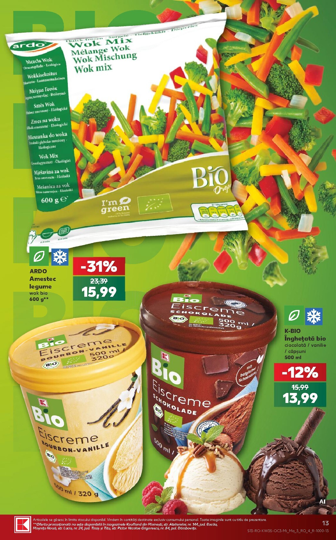 kaufland - Kaufland - Produse BIO pliante pentru săptămâna viitoare de la miercuri 26.08.2026 până la marți 01.09.2026 - page: 13