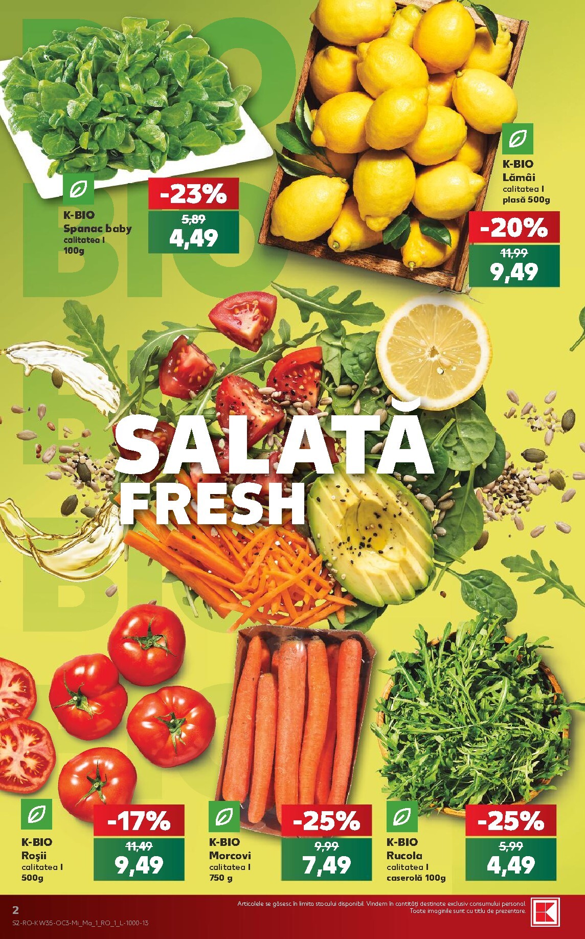 kaufland - Kaufland - Produse BIO pliante pentru săptămâna viitoare de la miercuri 26.08.2026 până la marți 01.09.2026 - page: 2