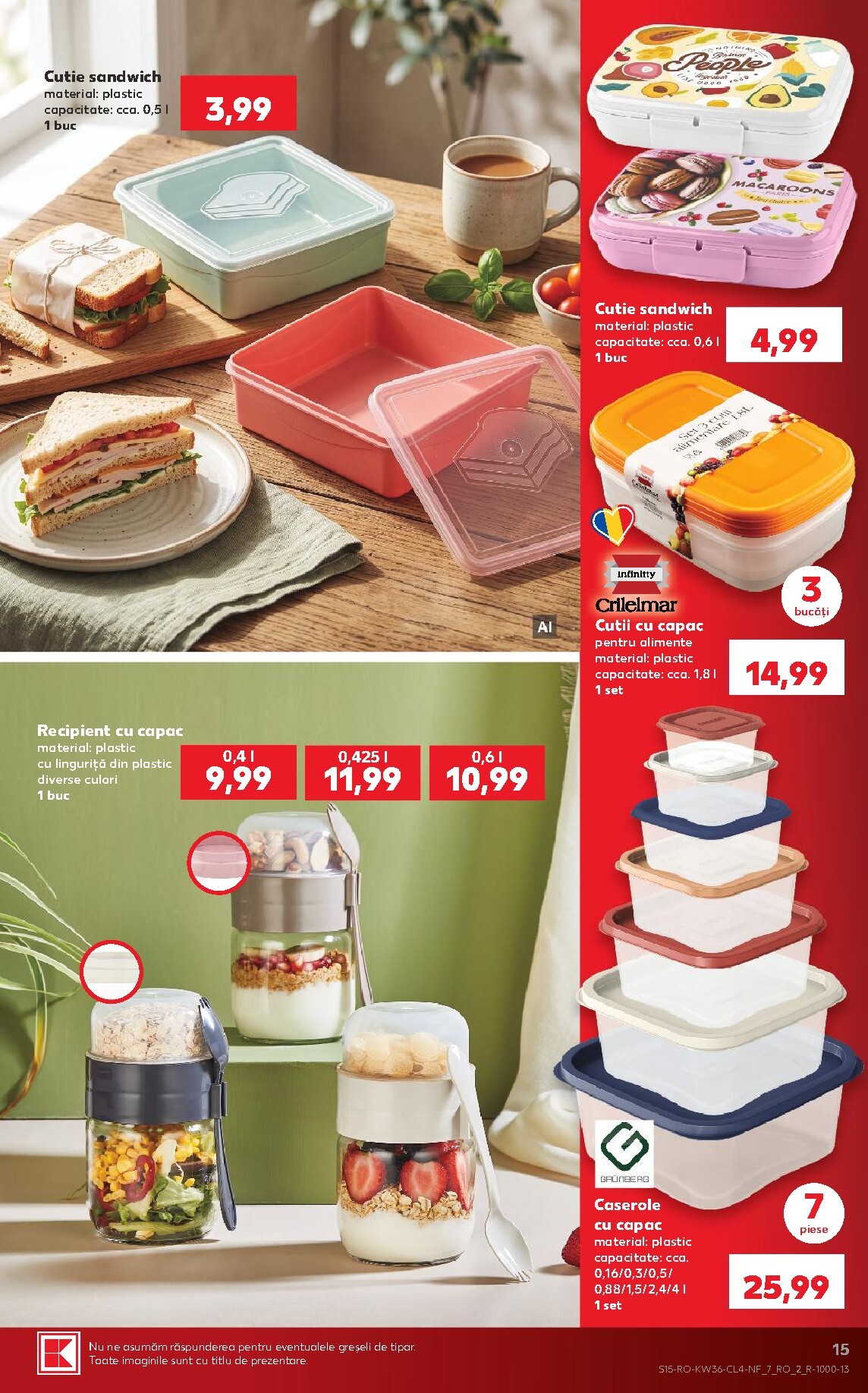 kaufland - Pliantele viitoare Kaufland - Nonfood valabil de la miercuri 02.09.2026 până la marți 08.09.2026 - page: 15