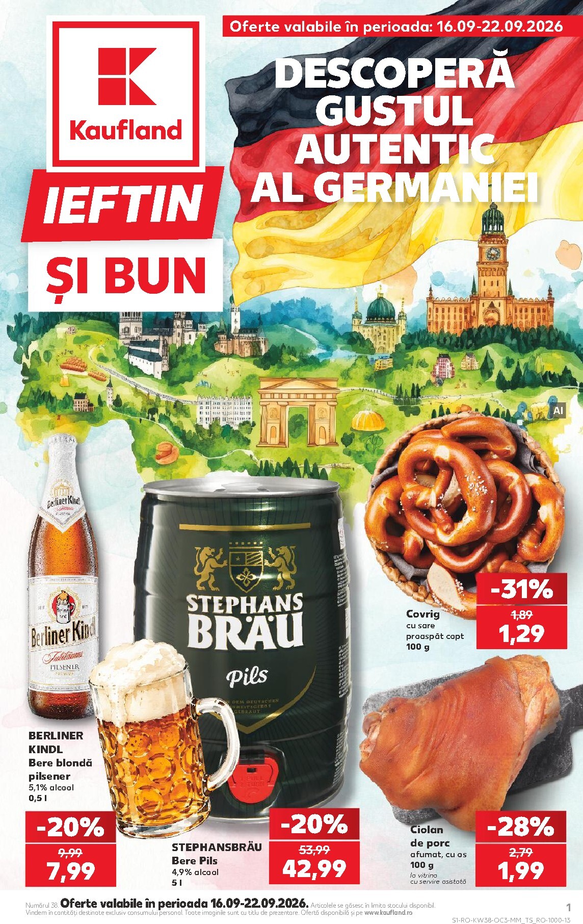 kaufland - Kaufland - Ieftin si bun pliante pentru săptămâna viitoare de la miercuri 16.09.2026 până la marți 22.09.2026