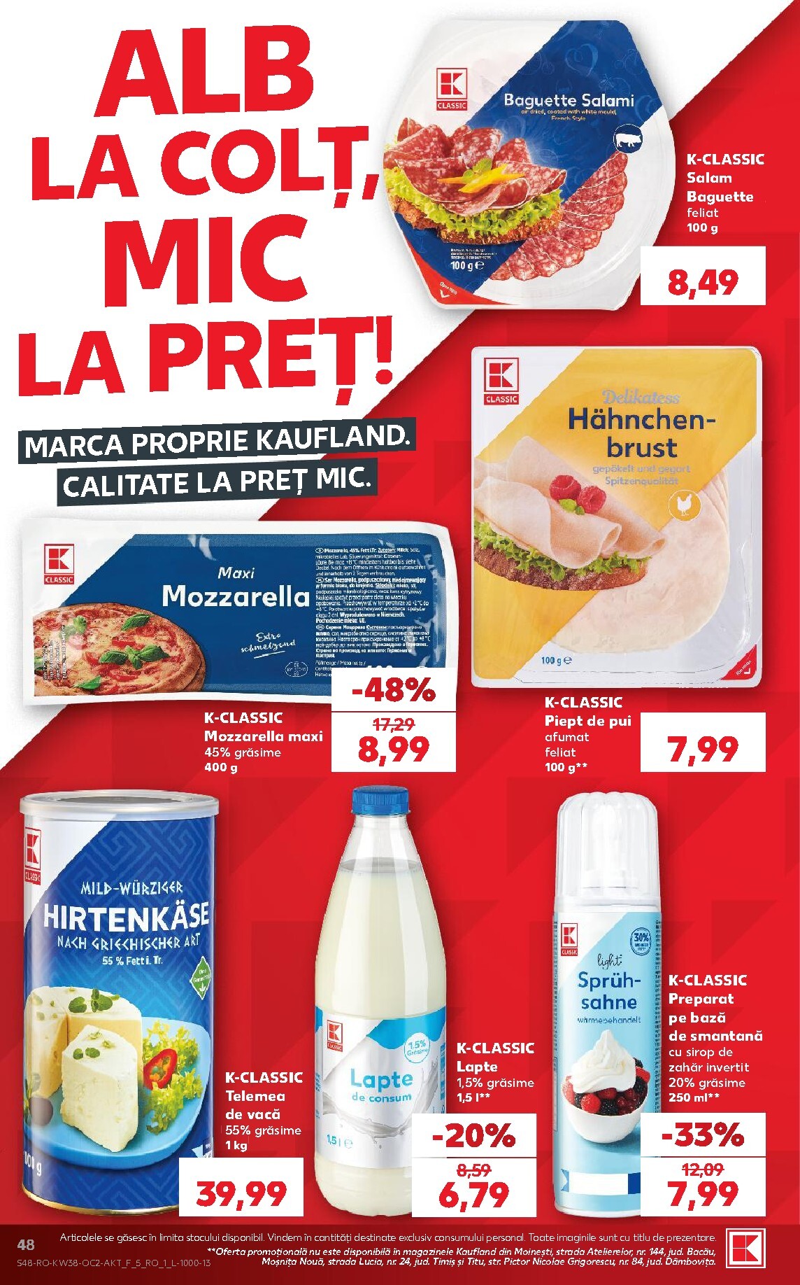kaufland - Kaufland pliante pentru săptămâna viitoare de la miercuri 16.09.2026 până la marți 22.09.2026 - page: 48