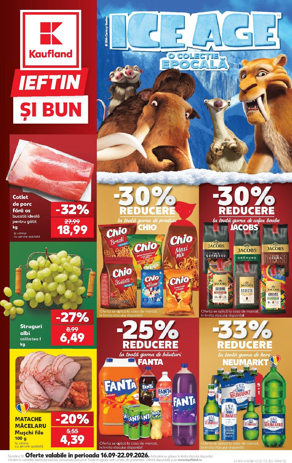 kaufland - Kaufland pliante pentru săptămâna viitoare de la miercuri 16.09.2026 până la marți 22.09.2026