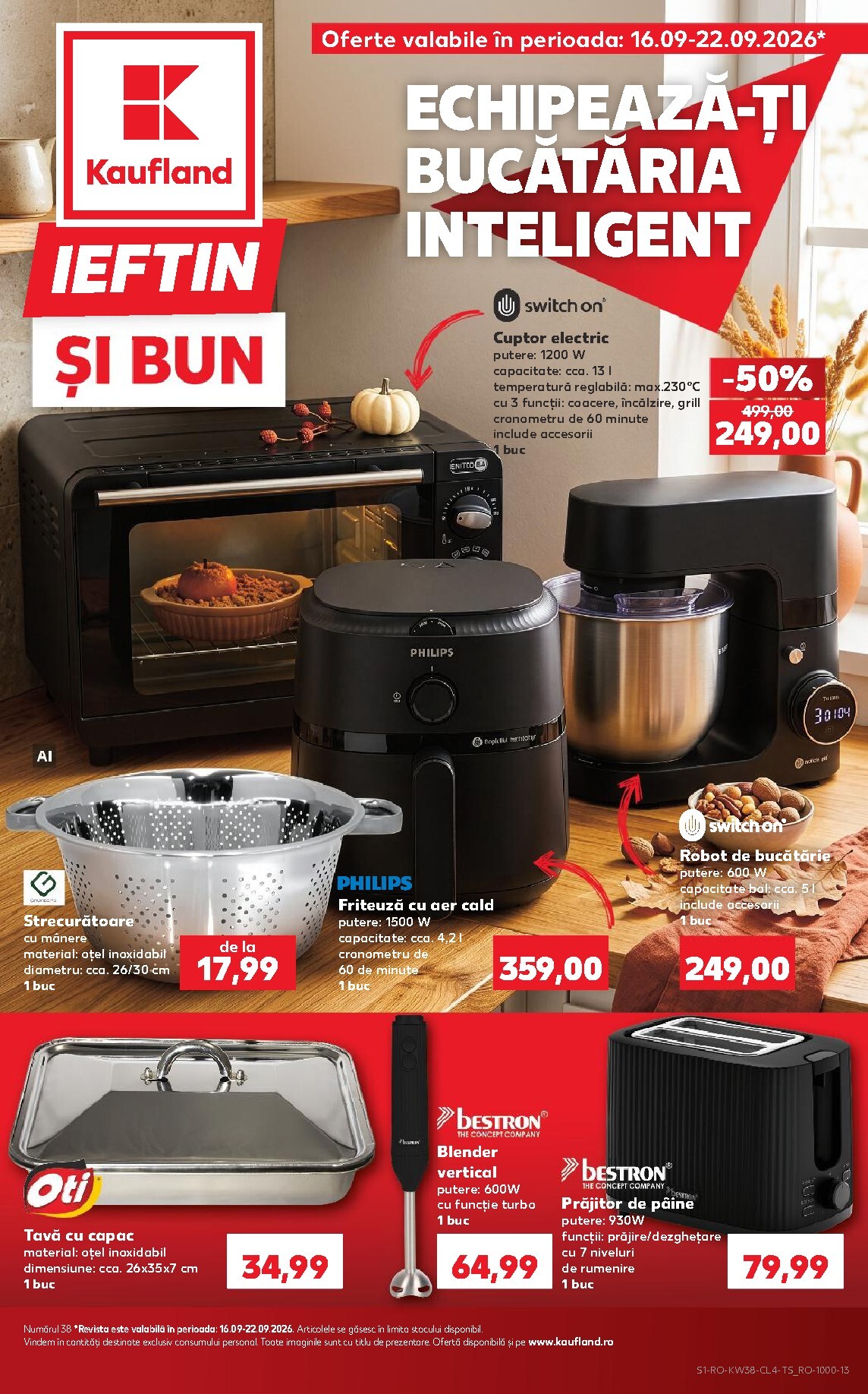 kaufland - Kaufland - Nonfood pliante pentru săptămâna viitoare de la miercuri 16.09.2026 până la marți 22.09.2026