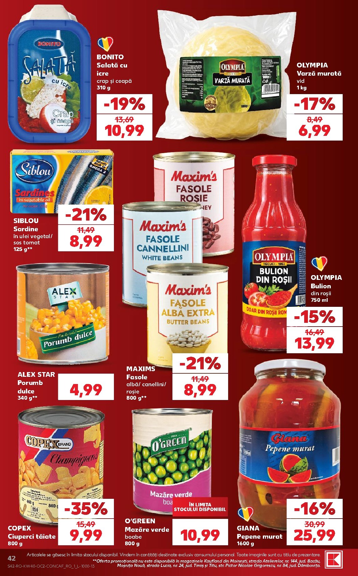 kaufland - Kaufland pliante pentru săptămâna viitoare de la miercuri 30.09.2026 până la marți 06.10.2026 - page: 42