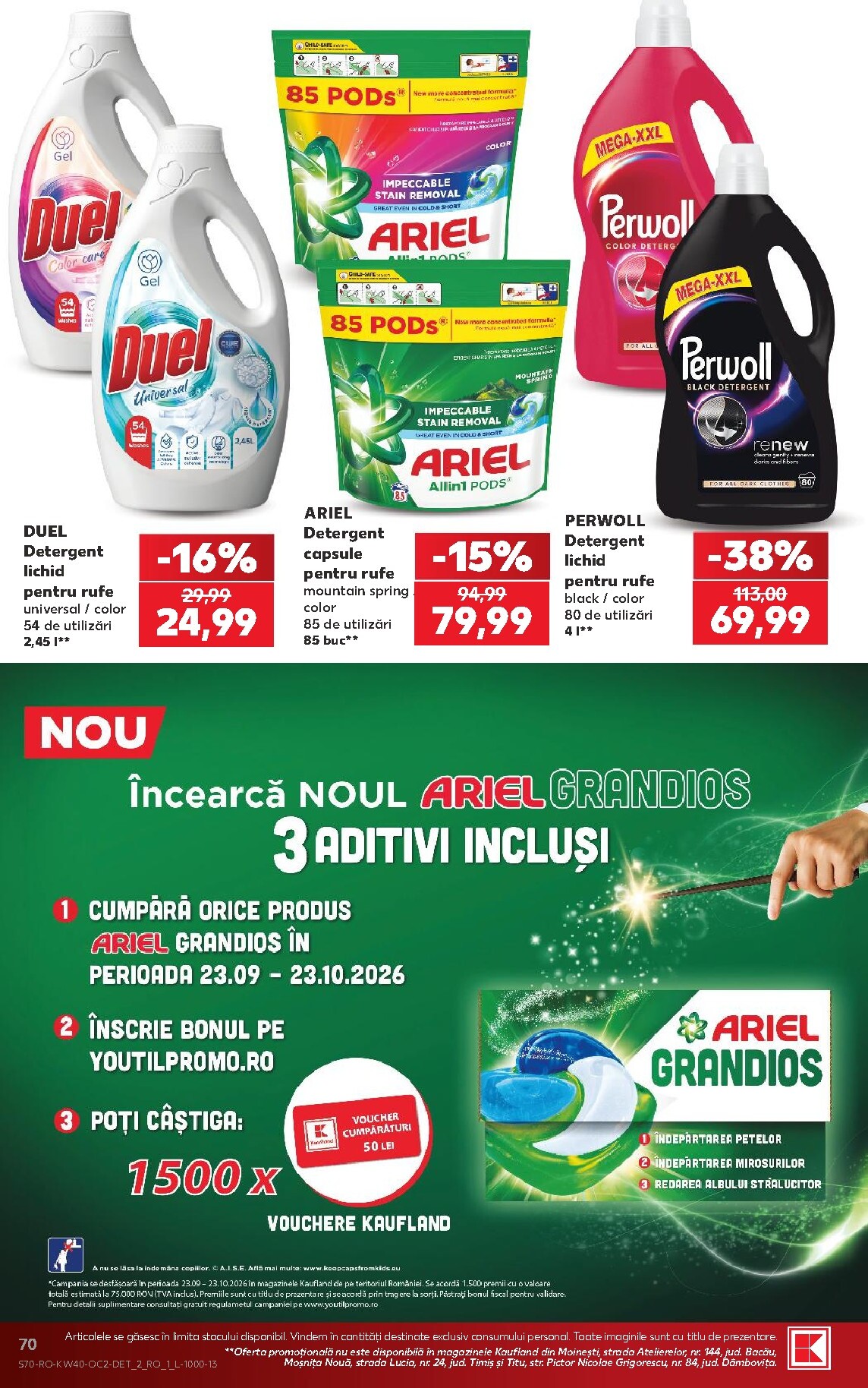 kaufland - Kaufland pliante pentru săptămâna viitoare de la miercuri 30.09.2026 până la marți 06.10.2026 - page: 70