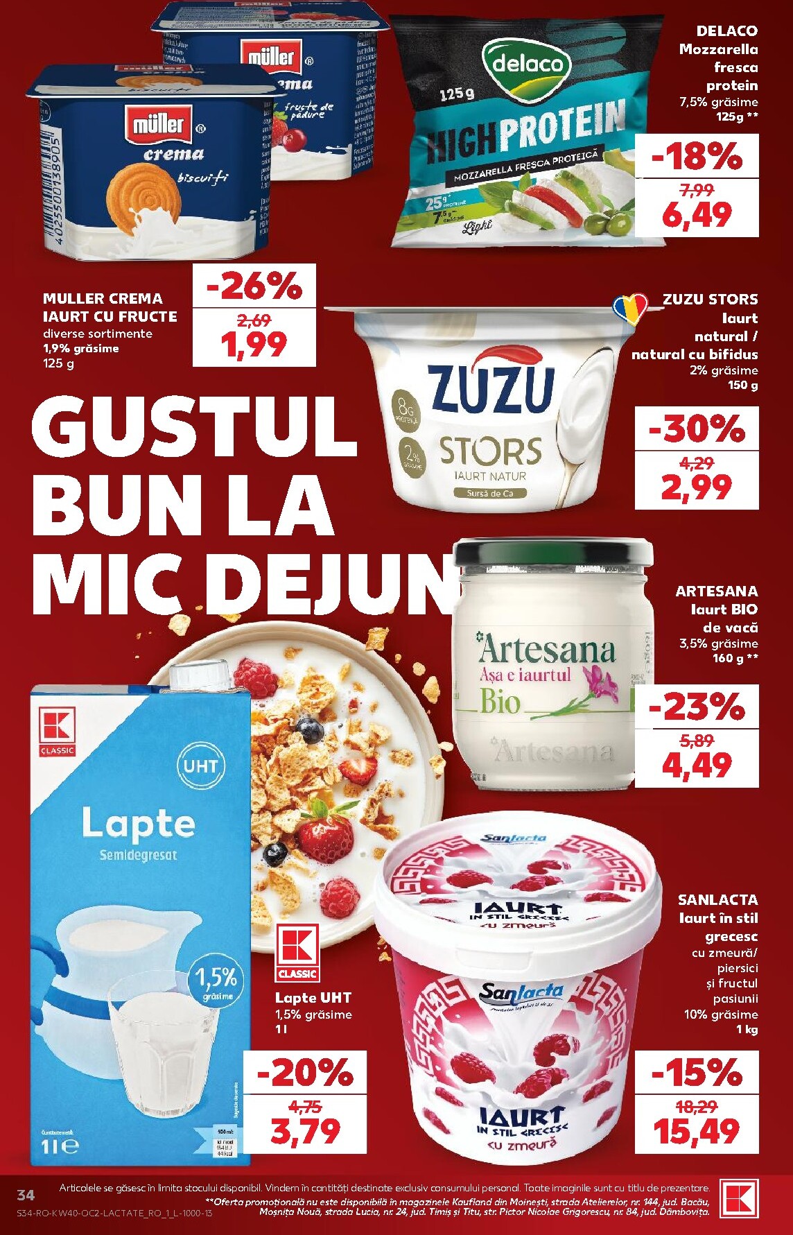 kaufland - Kaufland pliante pentru săptămâna viitoare de la miercuri 30.09.2026 până la marți 06.10.2026 - page: 34